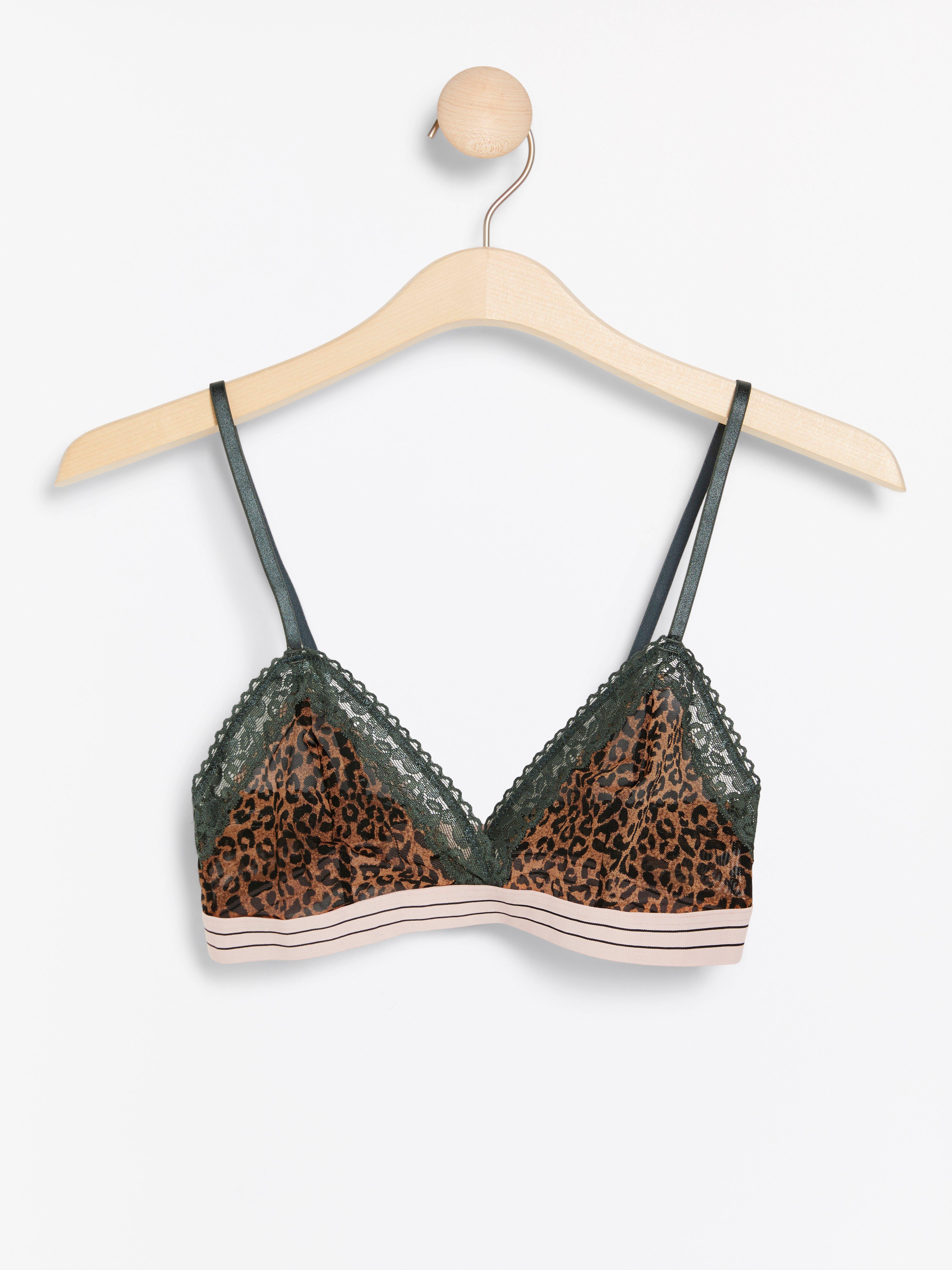 patterned bralette