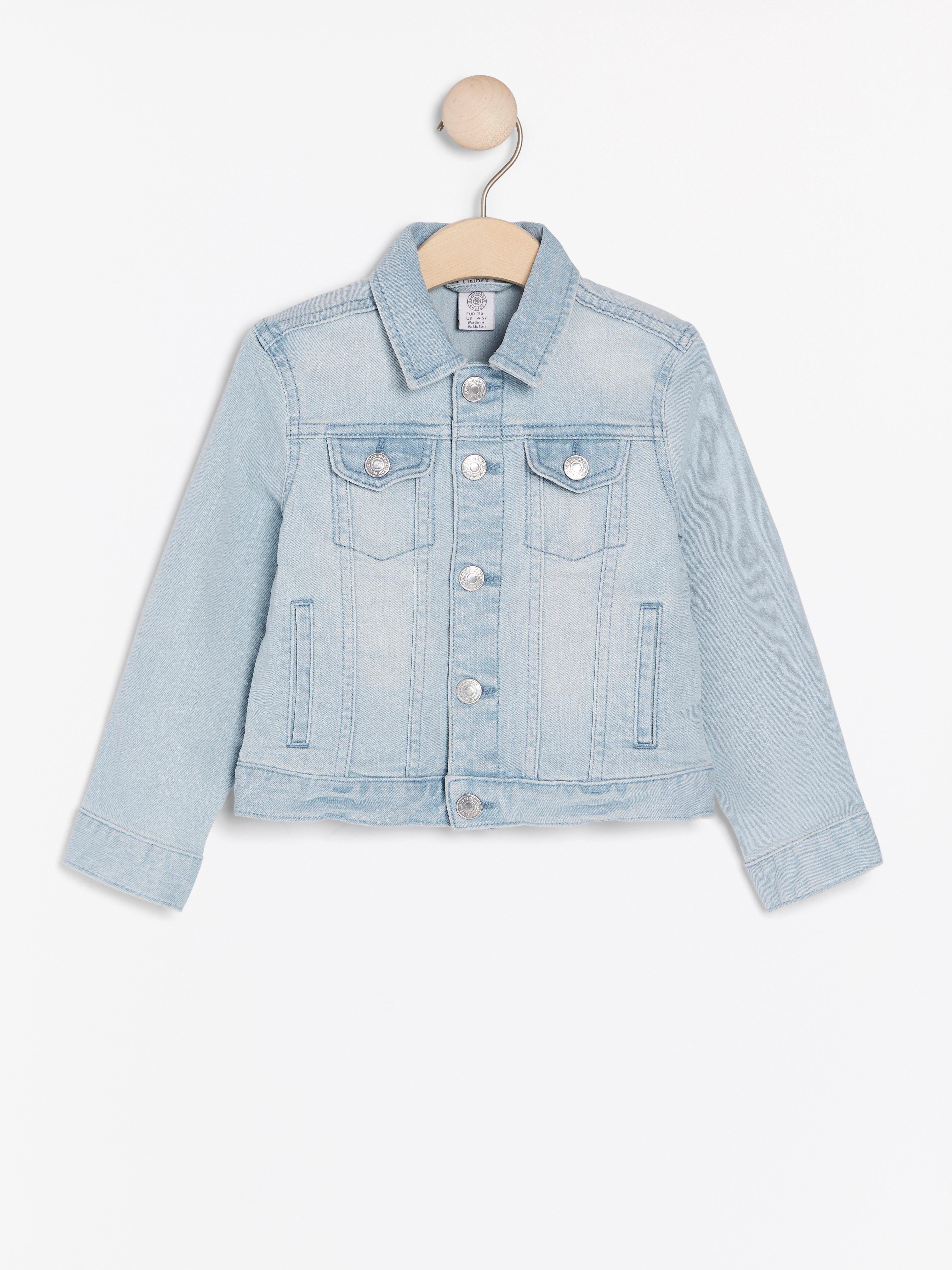 baby blue denim jacket