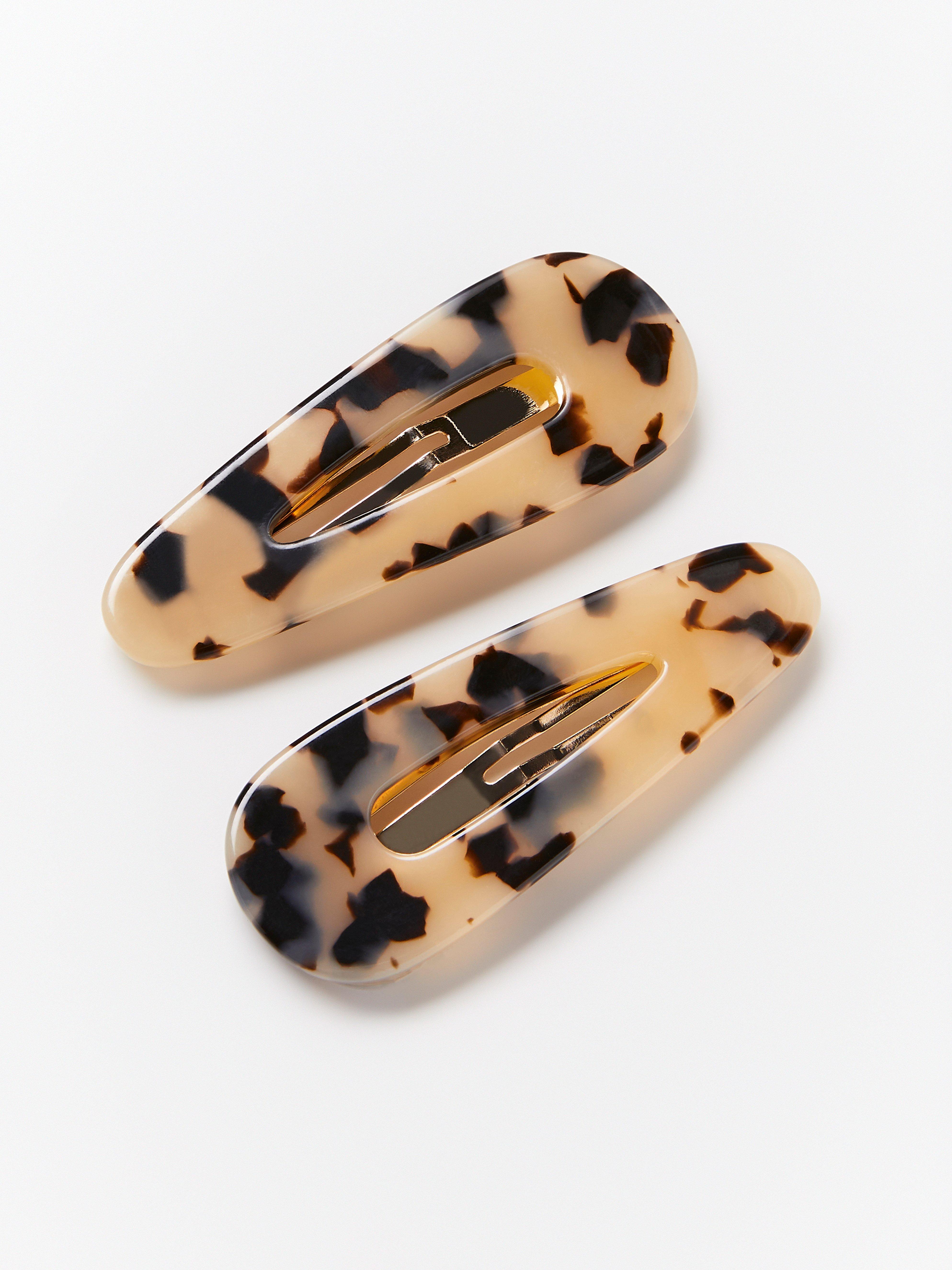 Hair Clips - Womens Wear - Beige