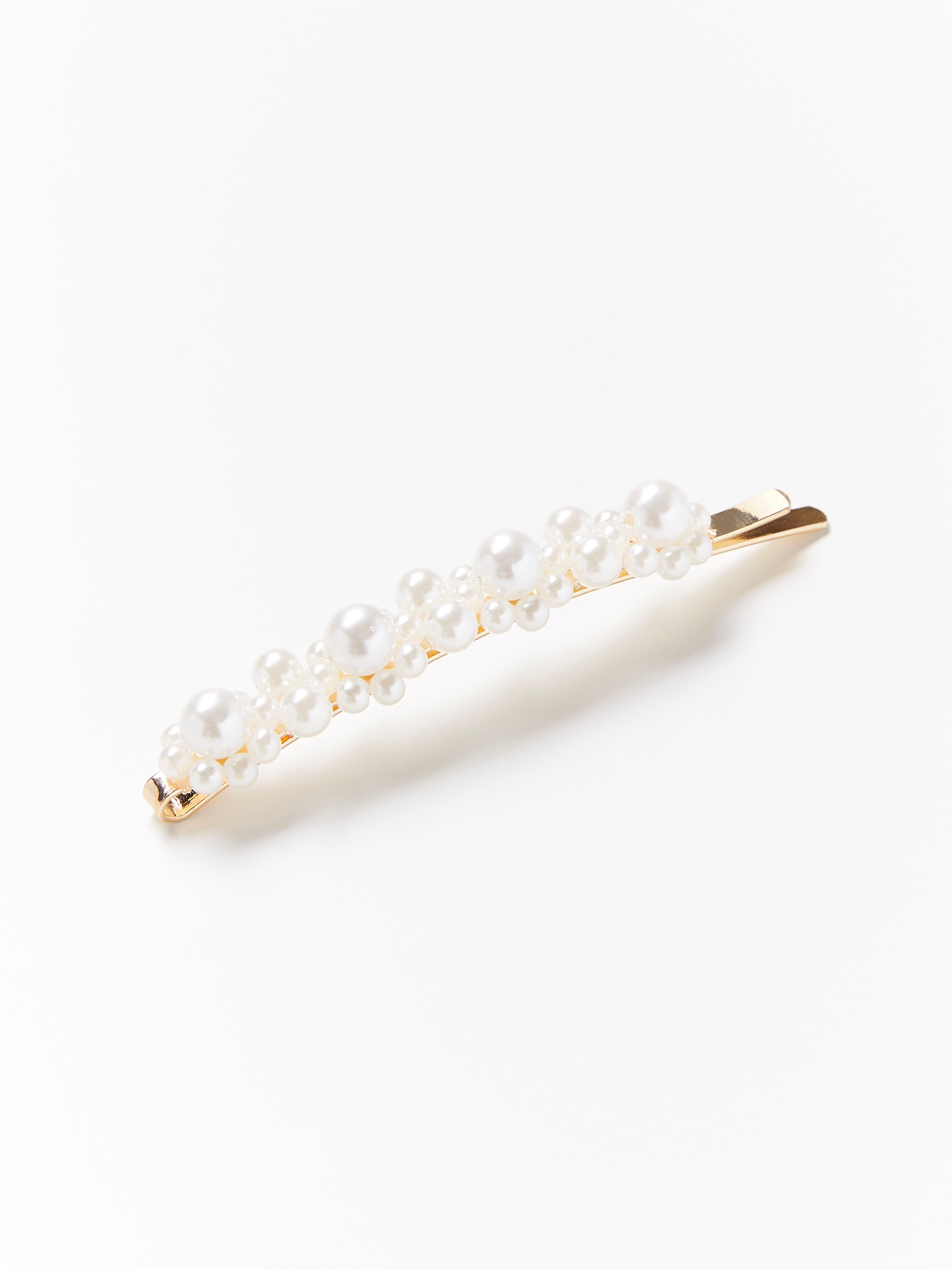 Hair Pins - Womens Wear - White