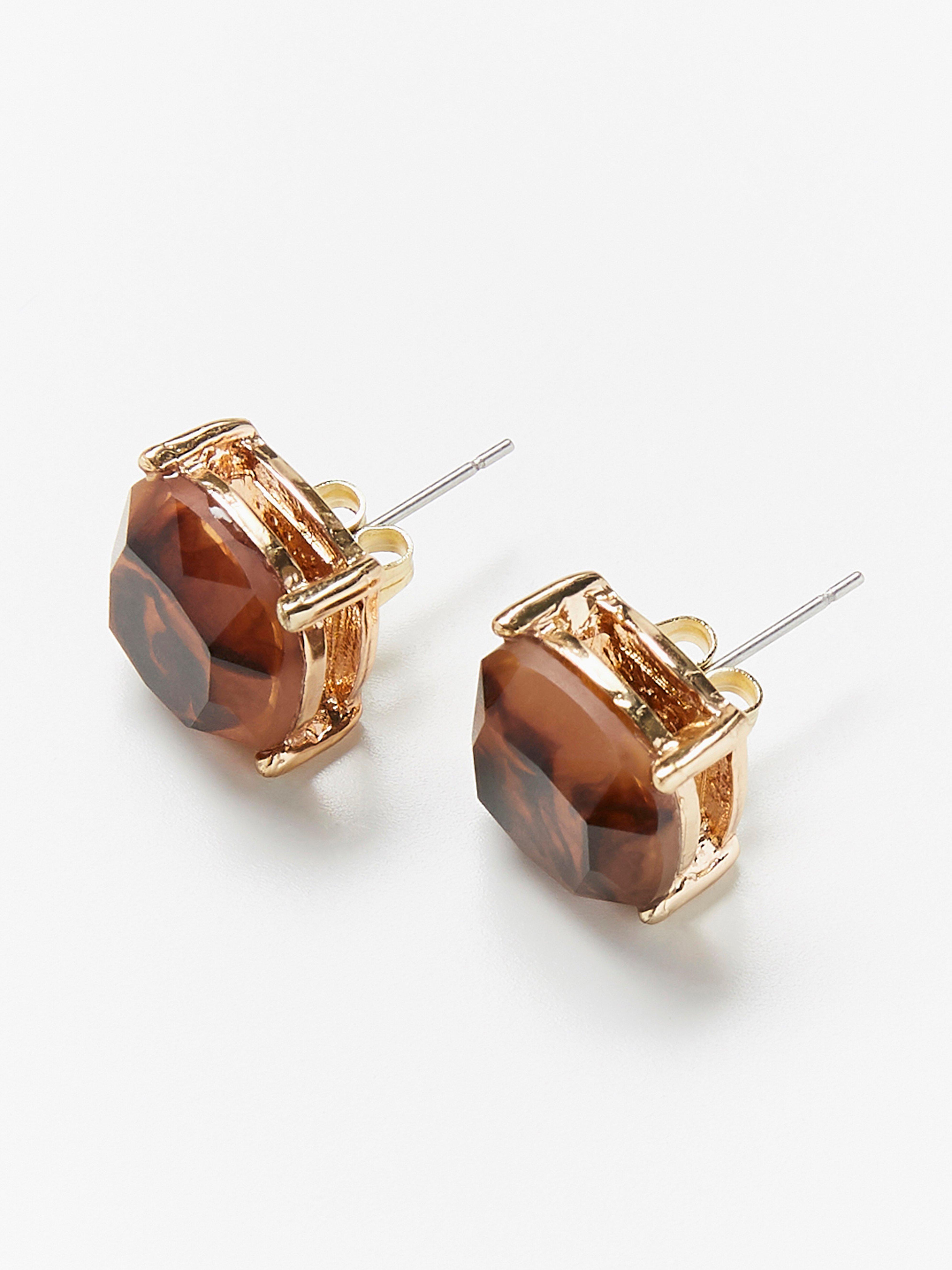 Earrings - Womens Wear - Brown