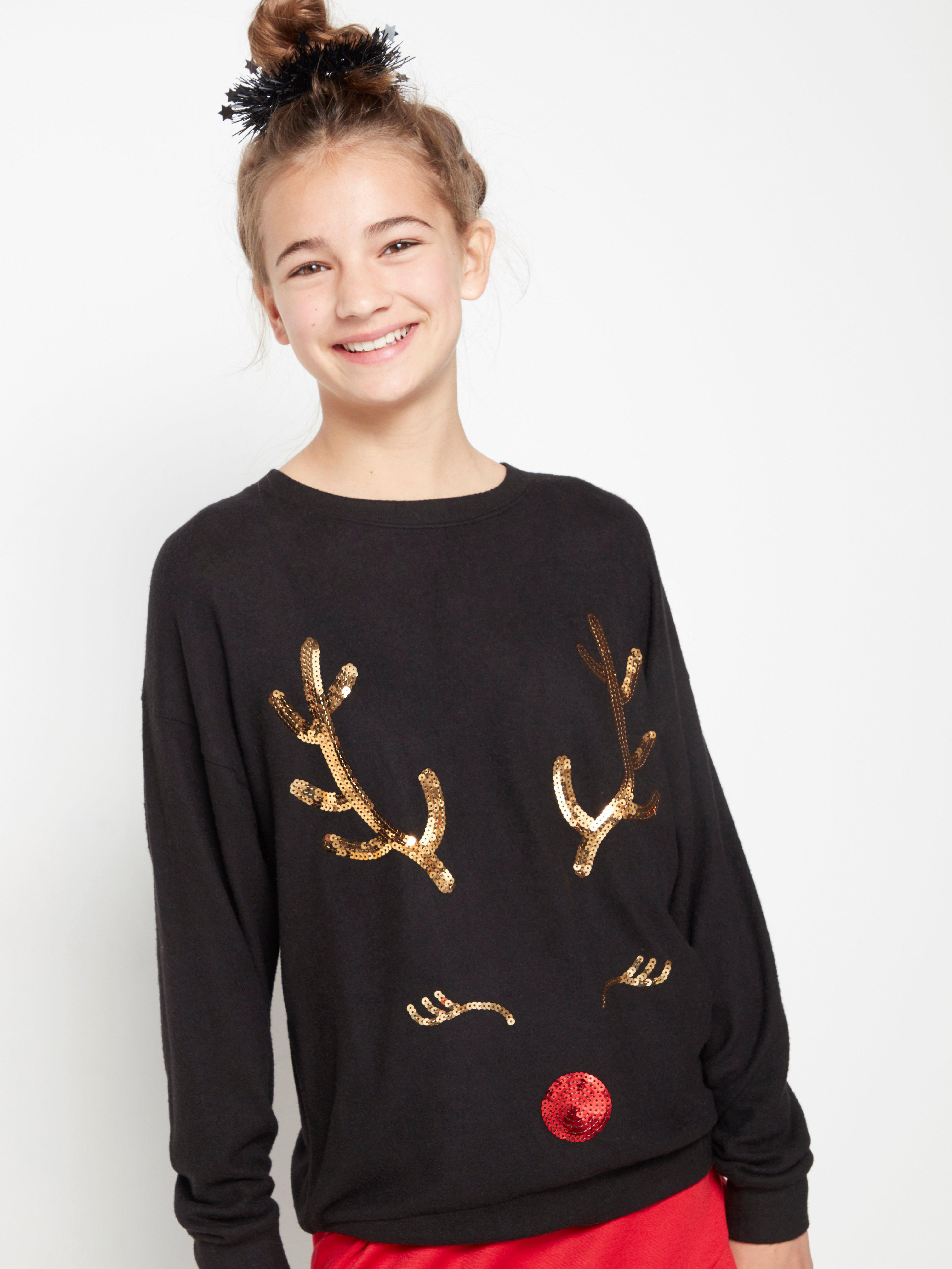 Christmas jumper hot sale reversible sequin