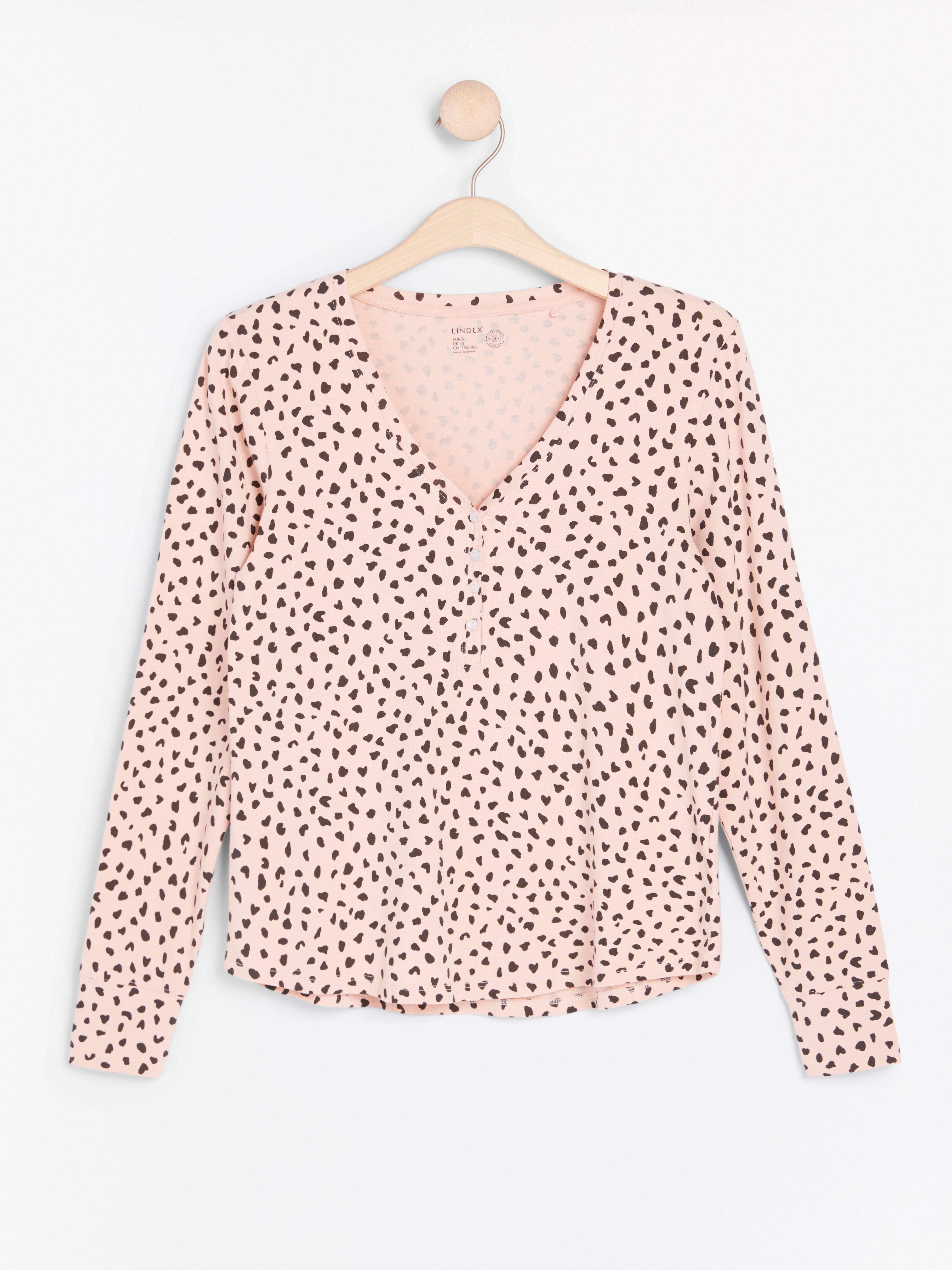 Pyjama Top - Lingerie - Pink