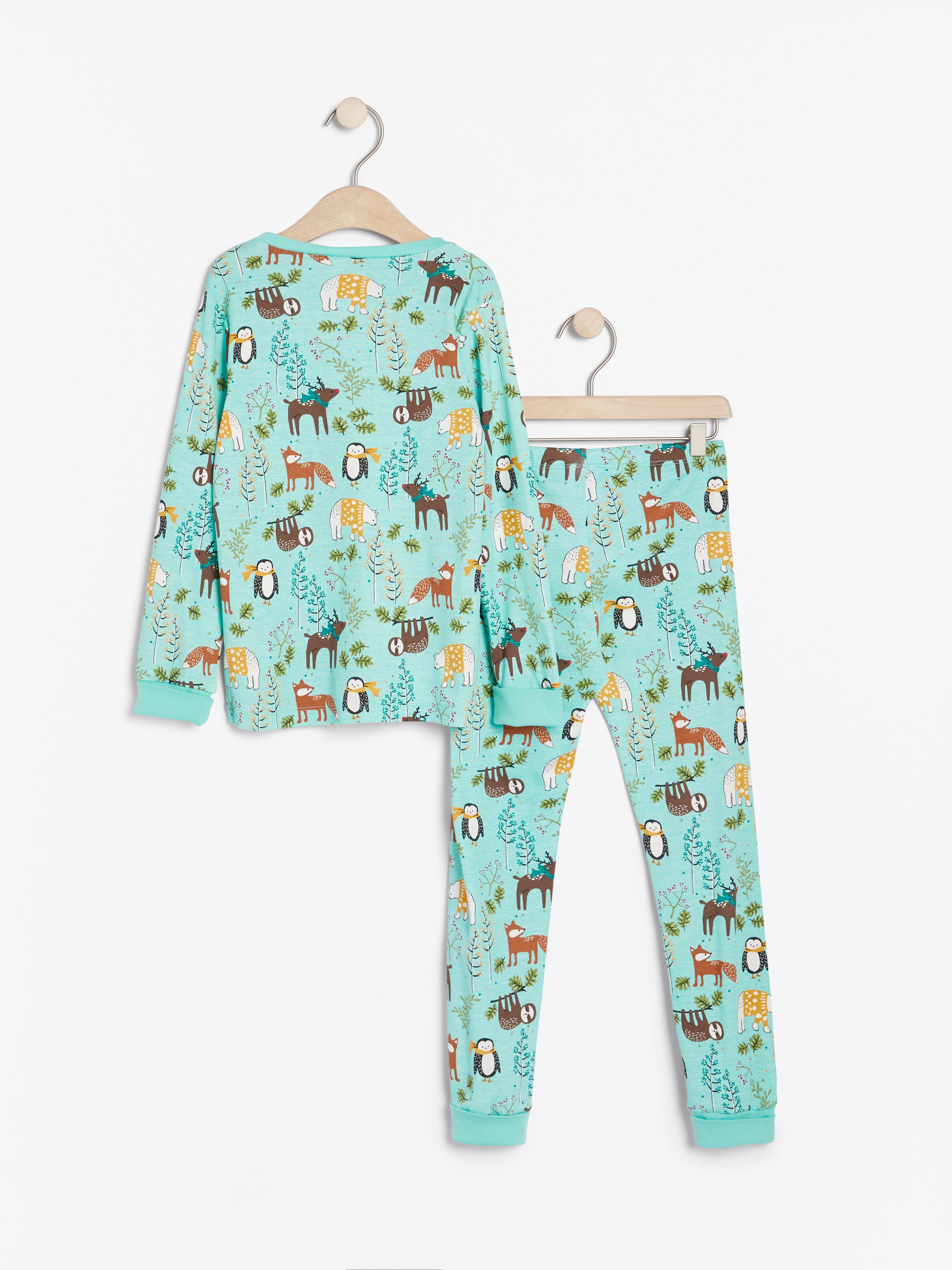 Pyjamas - Barn - Turkos