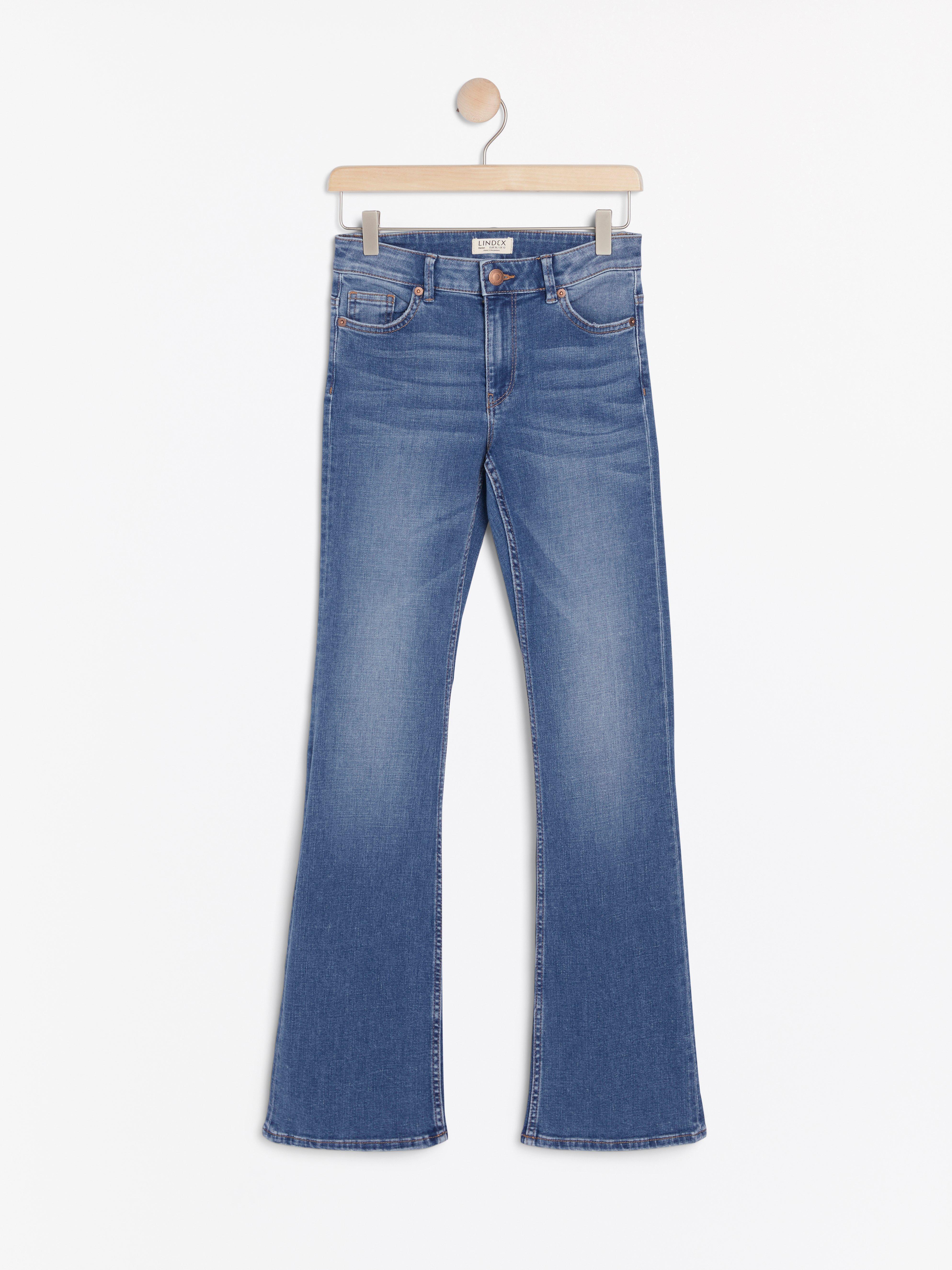 KAREN Blå bootcut jeans 