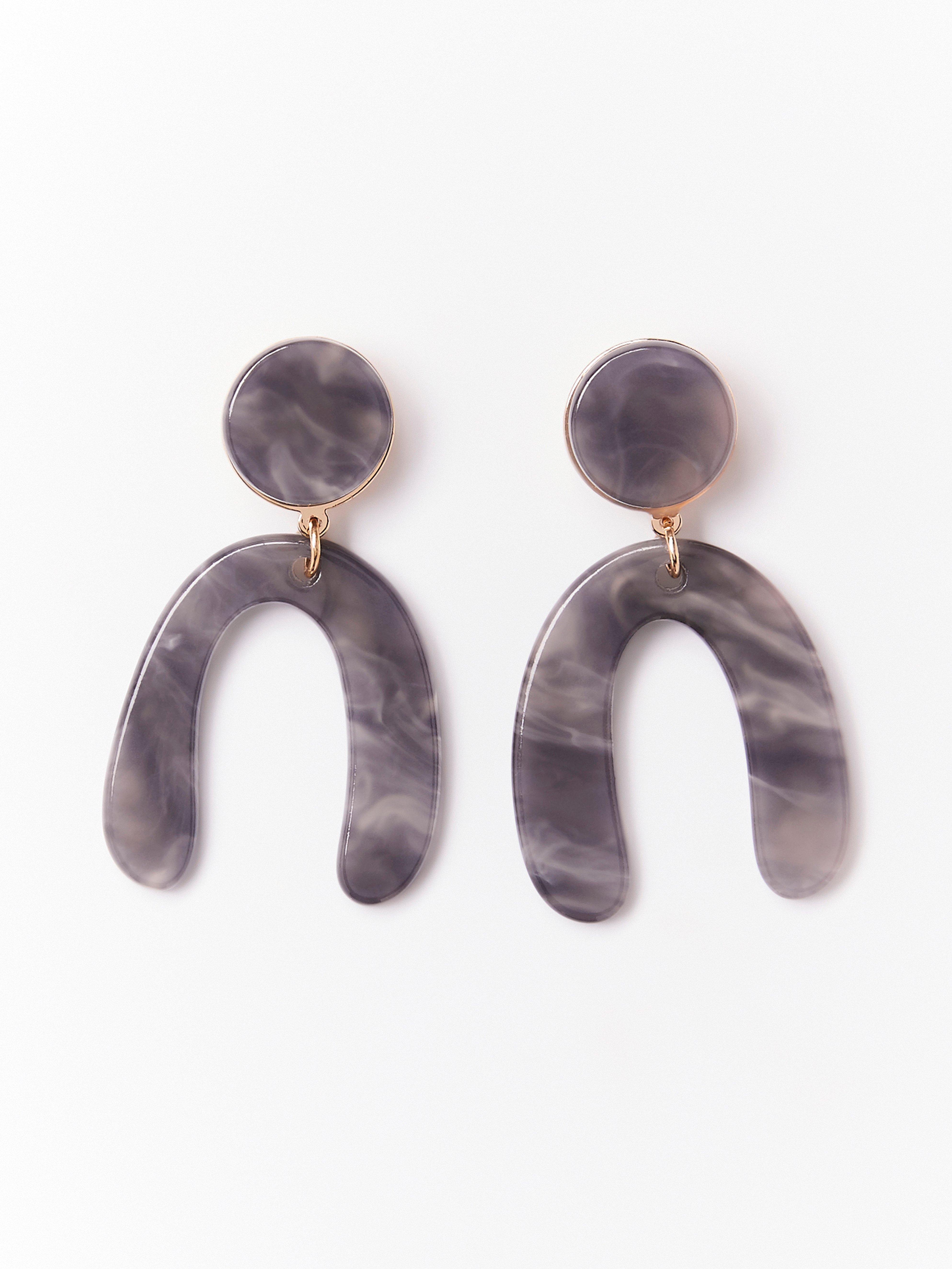 Earrings - Womens Wear - Grey