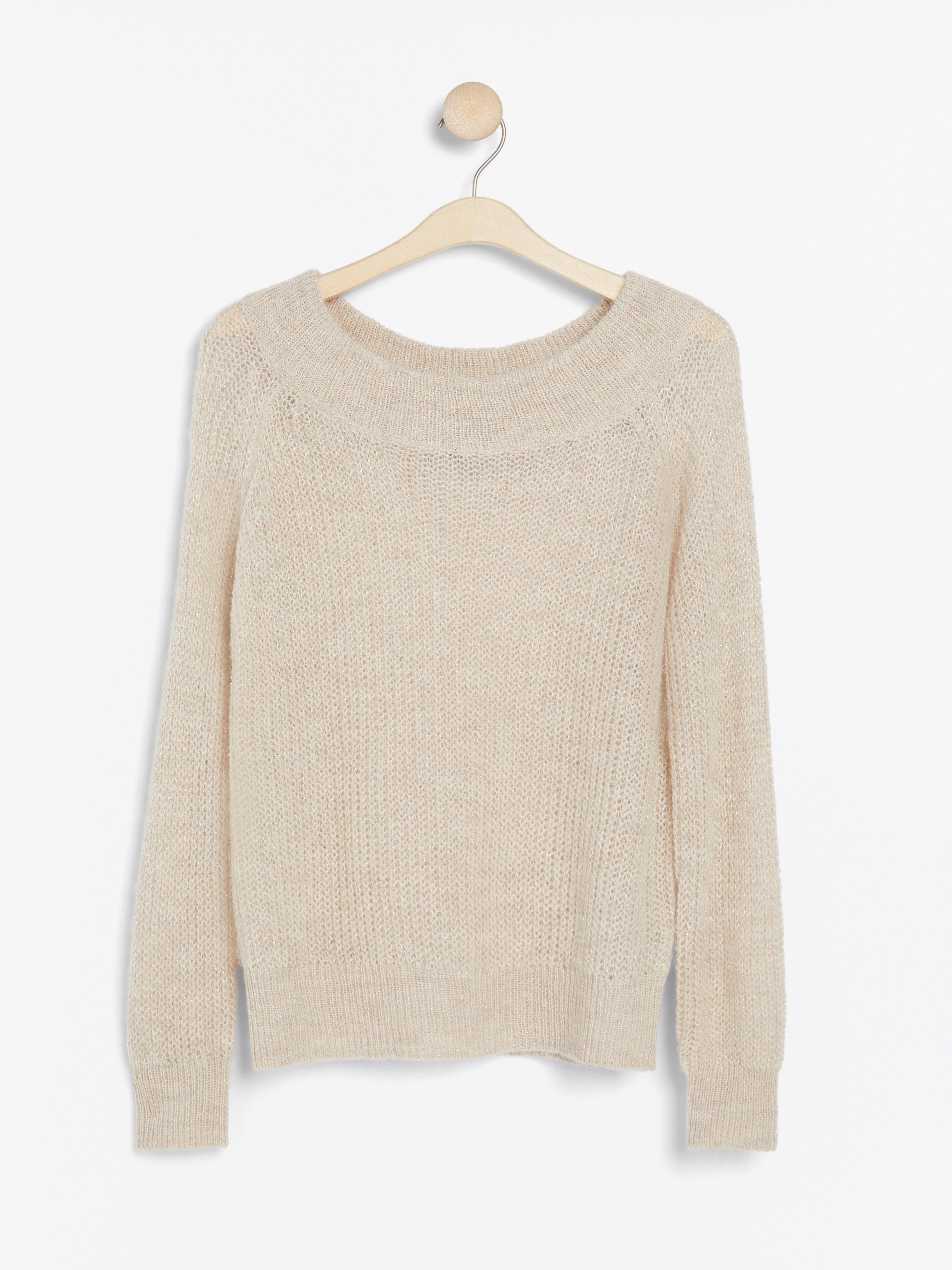 Tröja - Dam - Beige