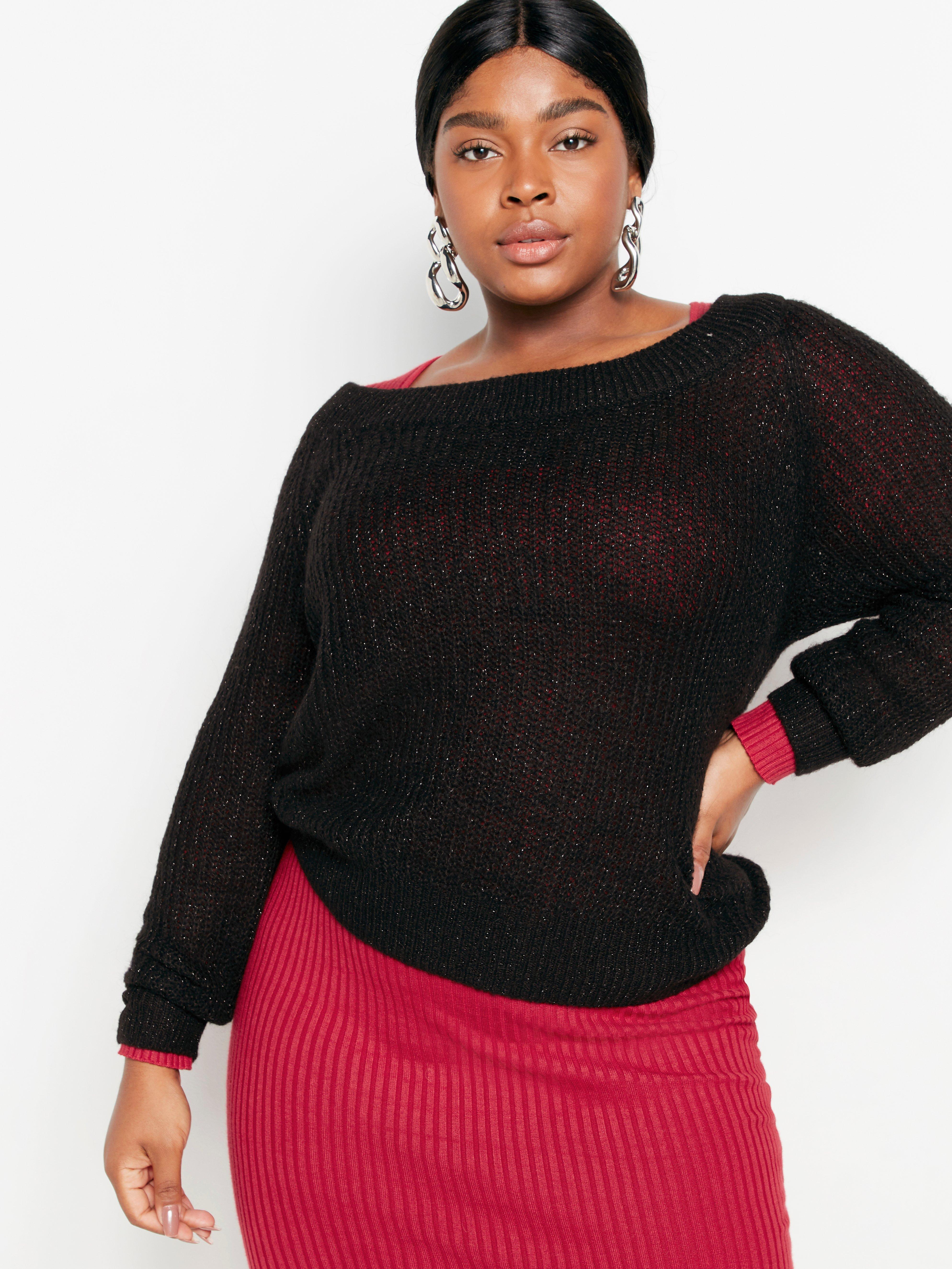 Plus size glitter outlet jumper