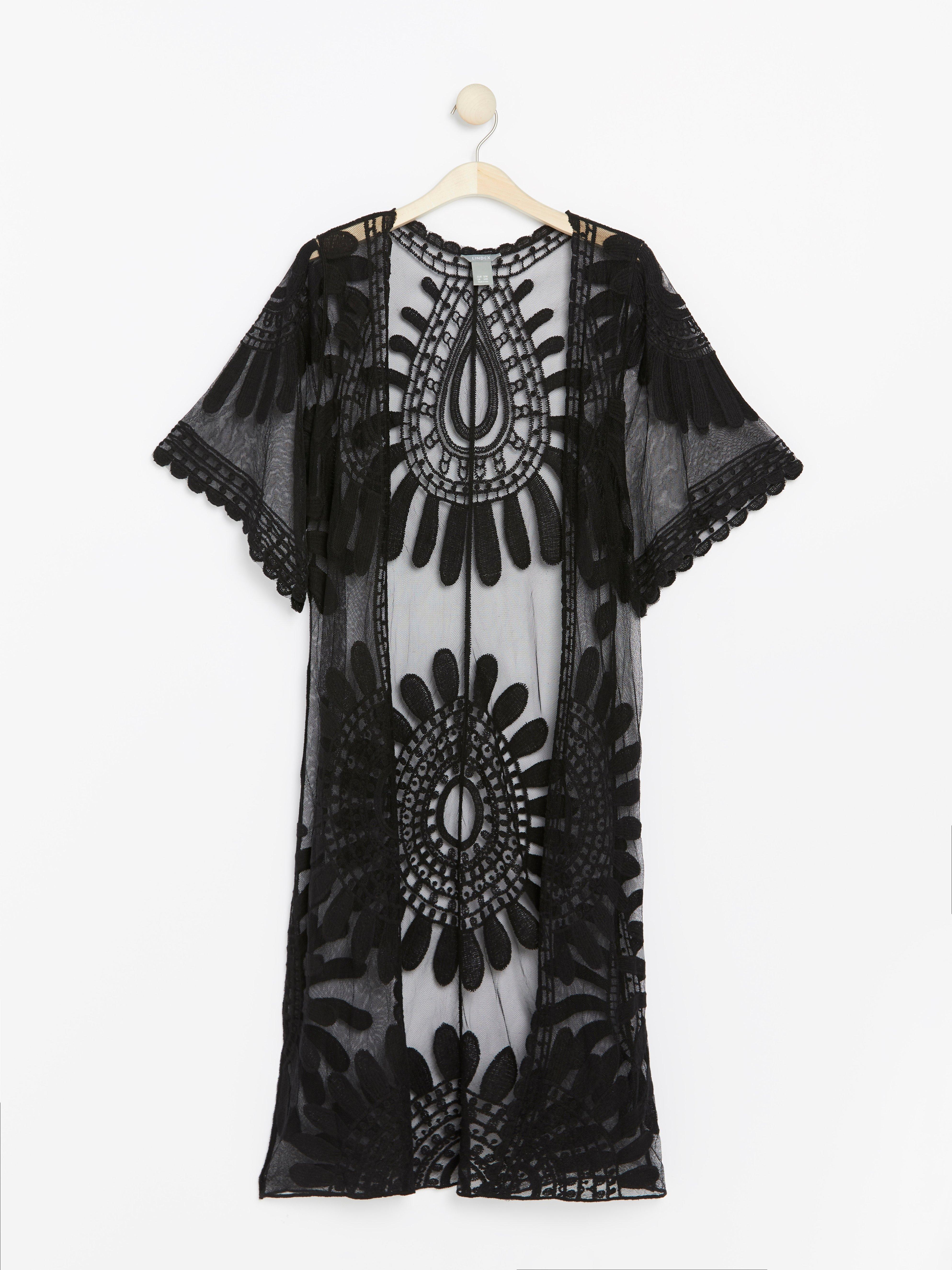 Kimono - Dame - Svart