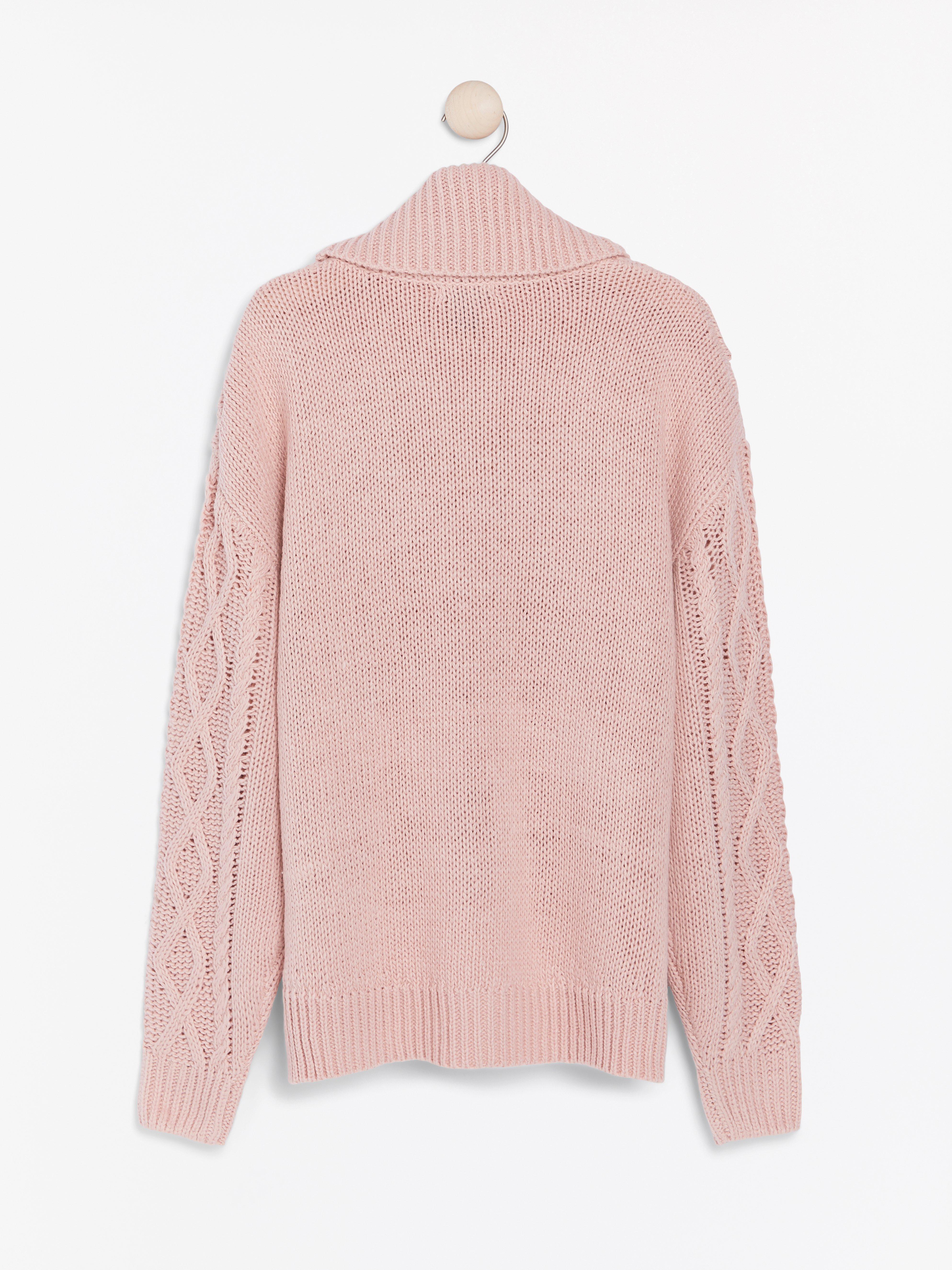 Roller Neck Sweater - Womens Wear - Pink