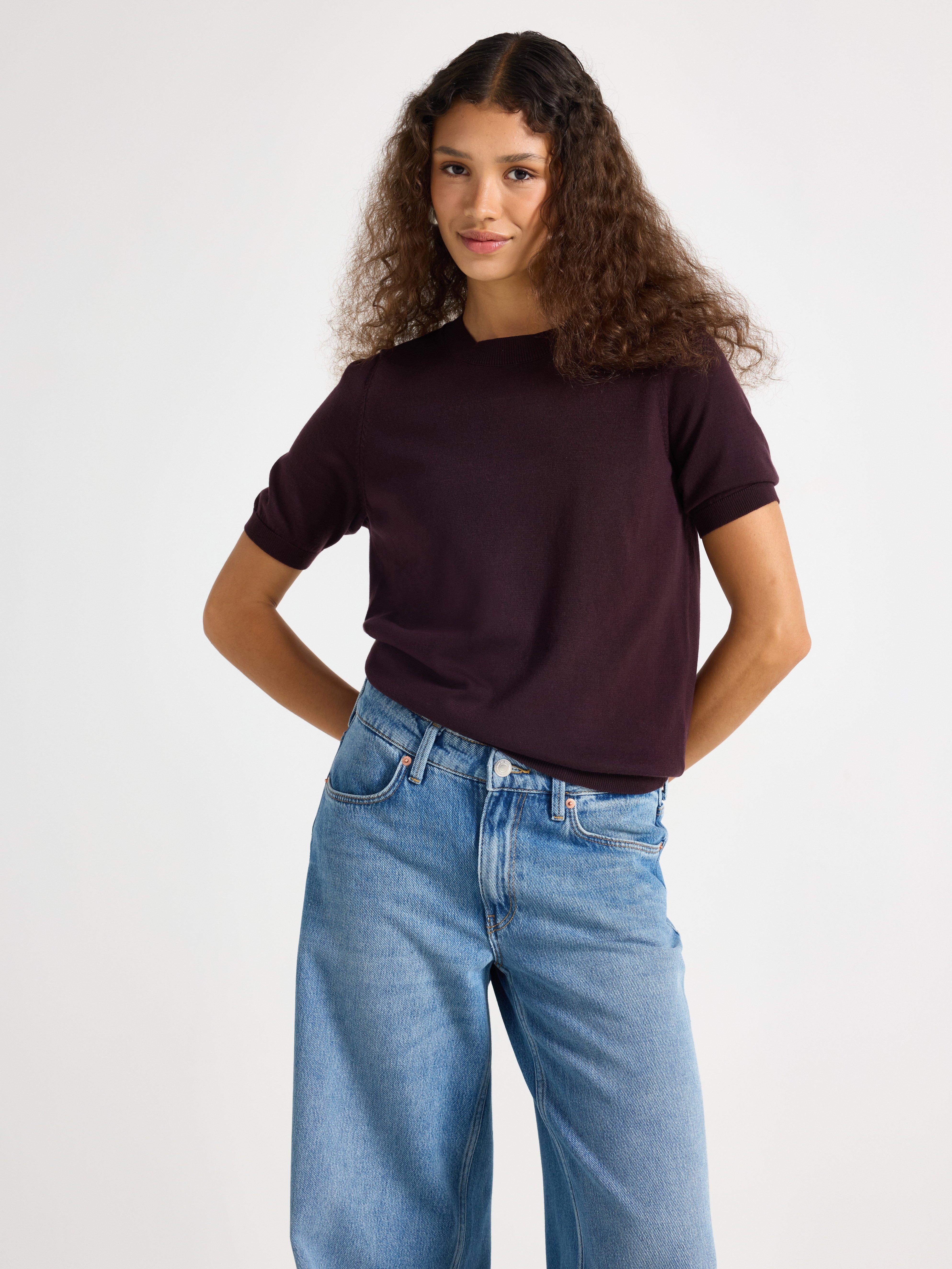 Sweater - Dame - Rød