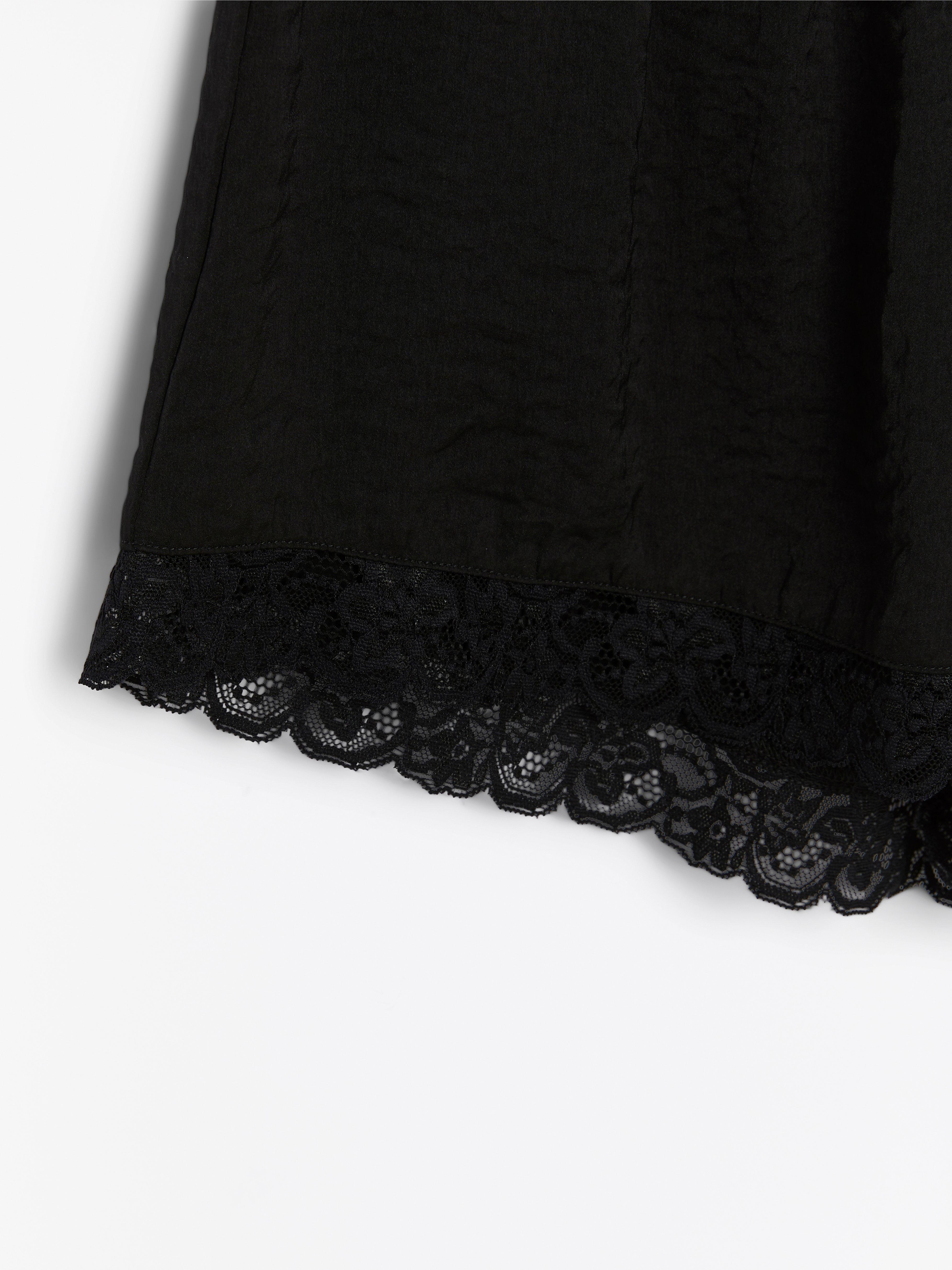 Pyjama Shorts - Lingerie - Black