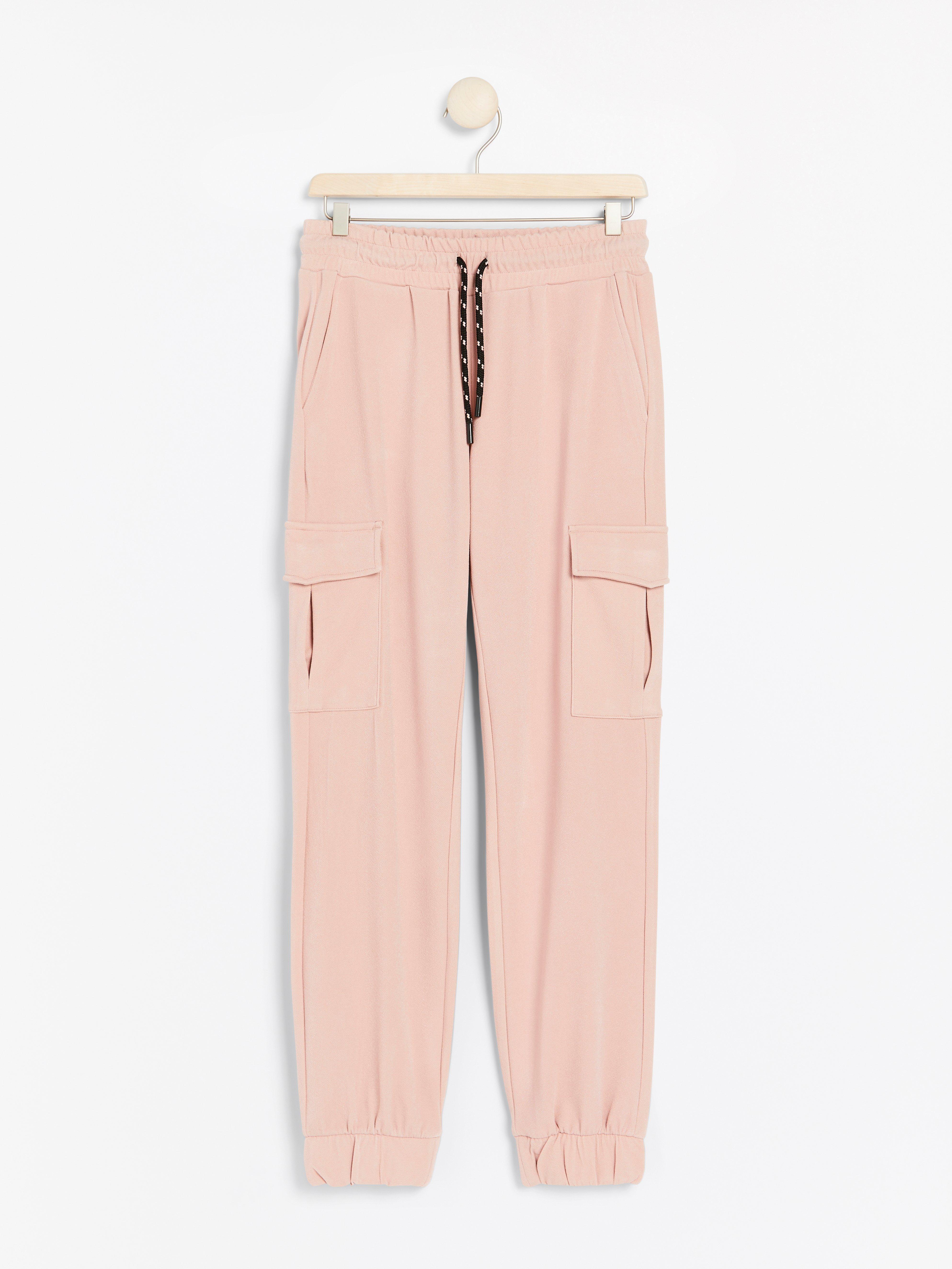 pink cargo trousers