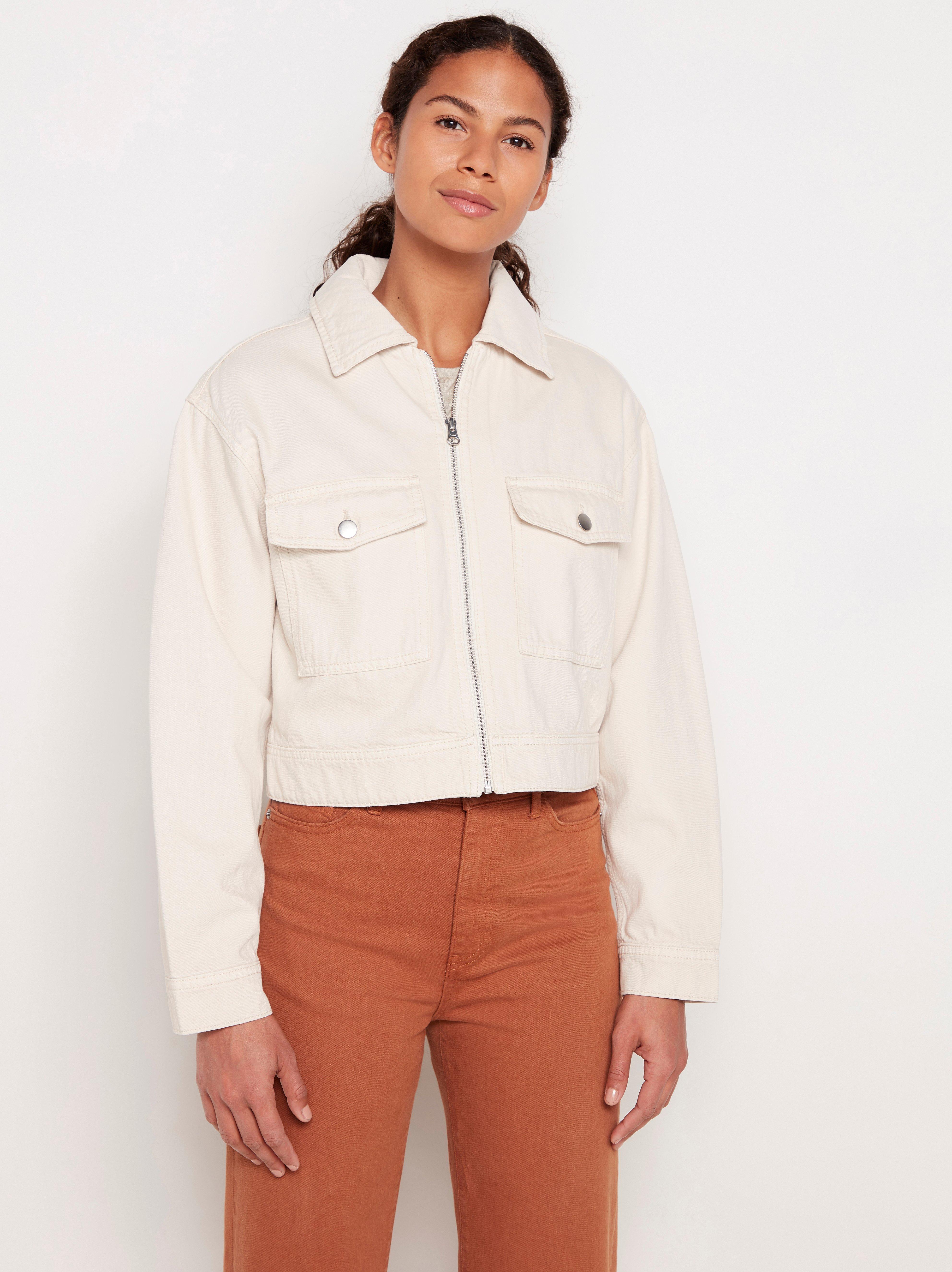 Beige twill clearance jacket