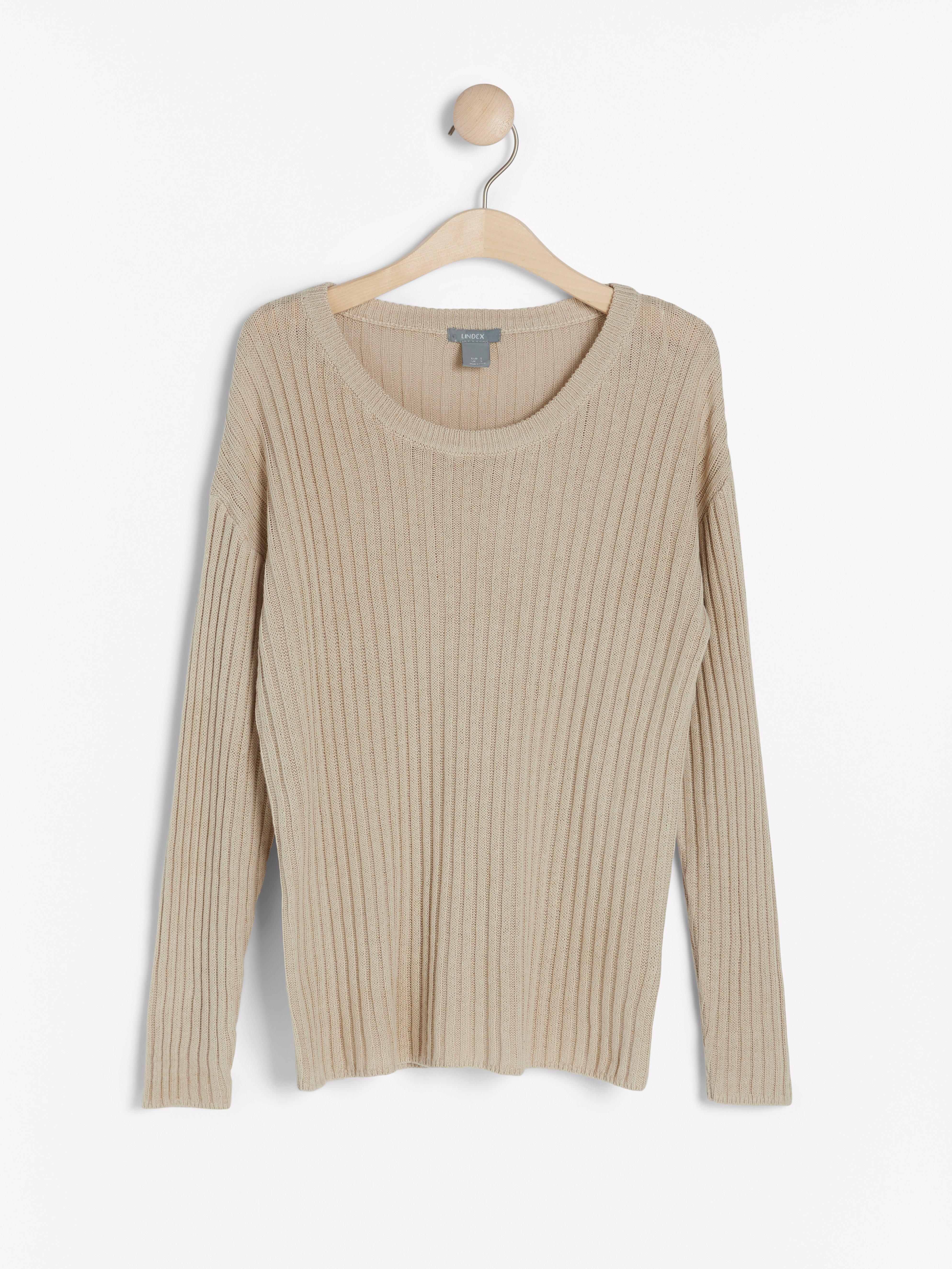 Tröja - Dam - Beige