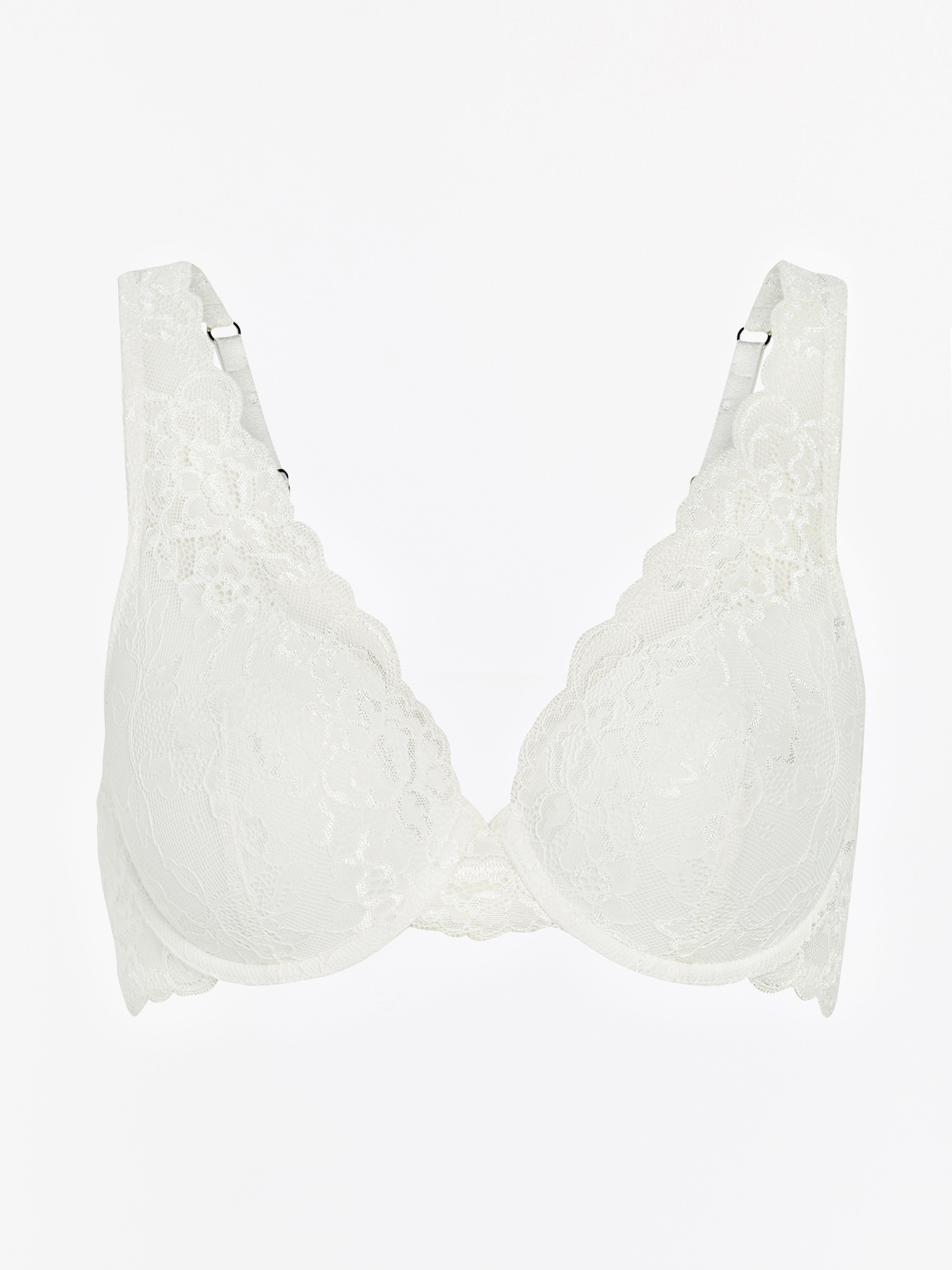 Lilja T-shirt Bra - Lingerie - White
