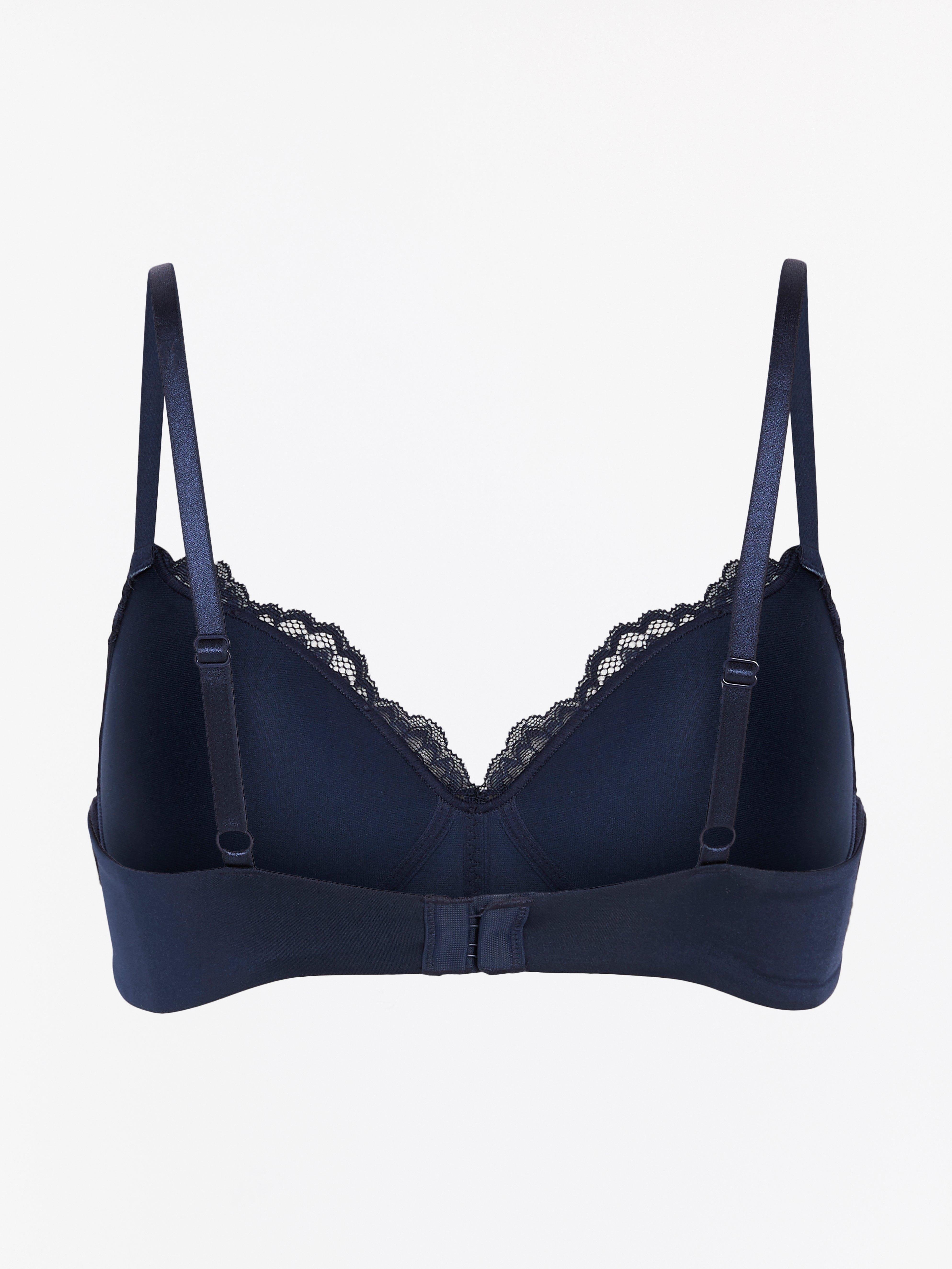Flora Wirefree Bra - Lingerie - Blue