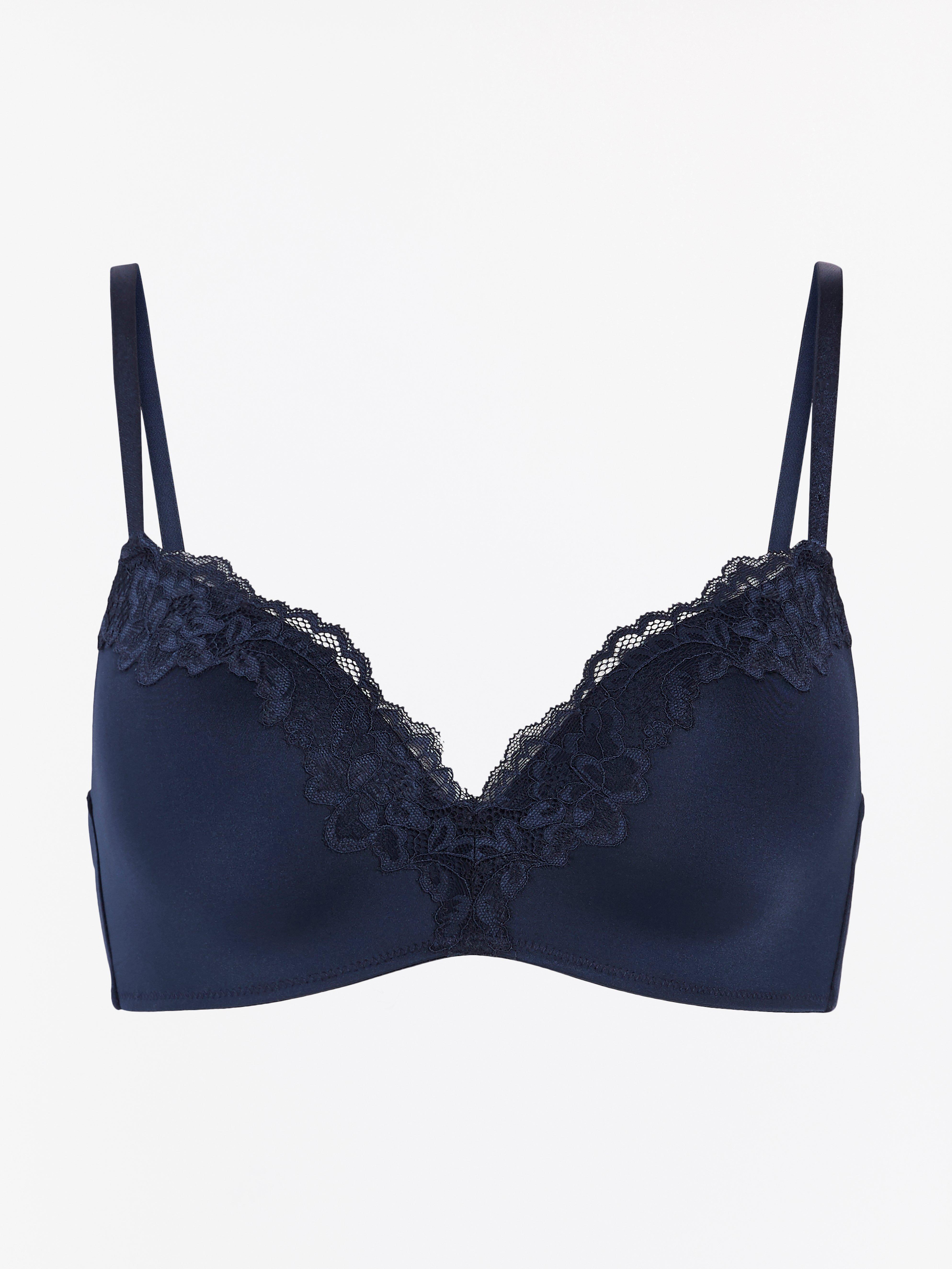 Flora Wirefree Bra - Lingerie - Blue