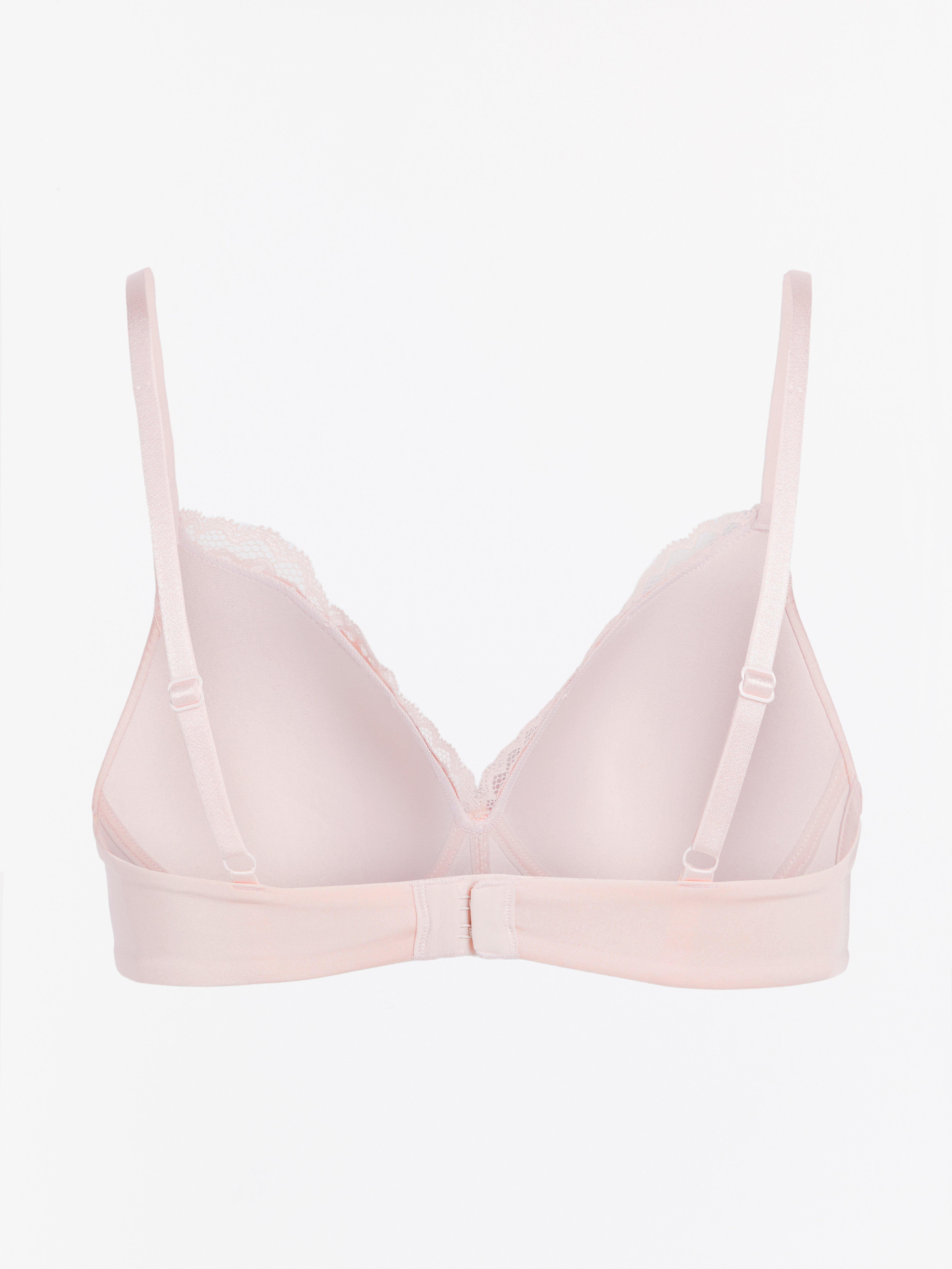 Flora Wirefree Bra - Lingerie - Pink