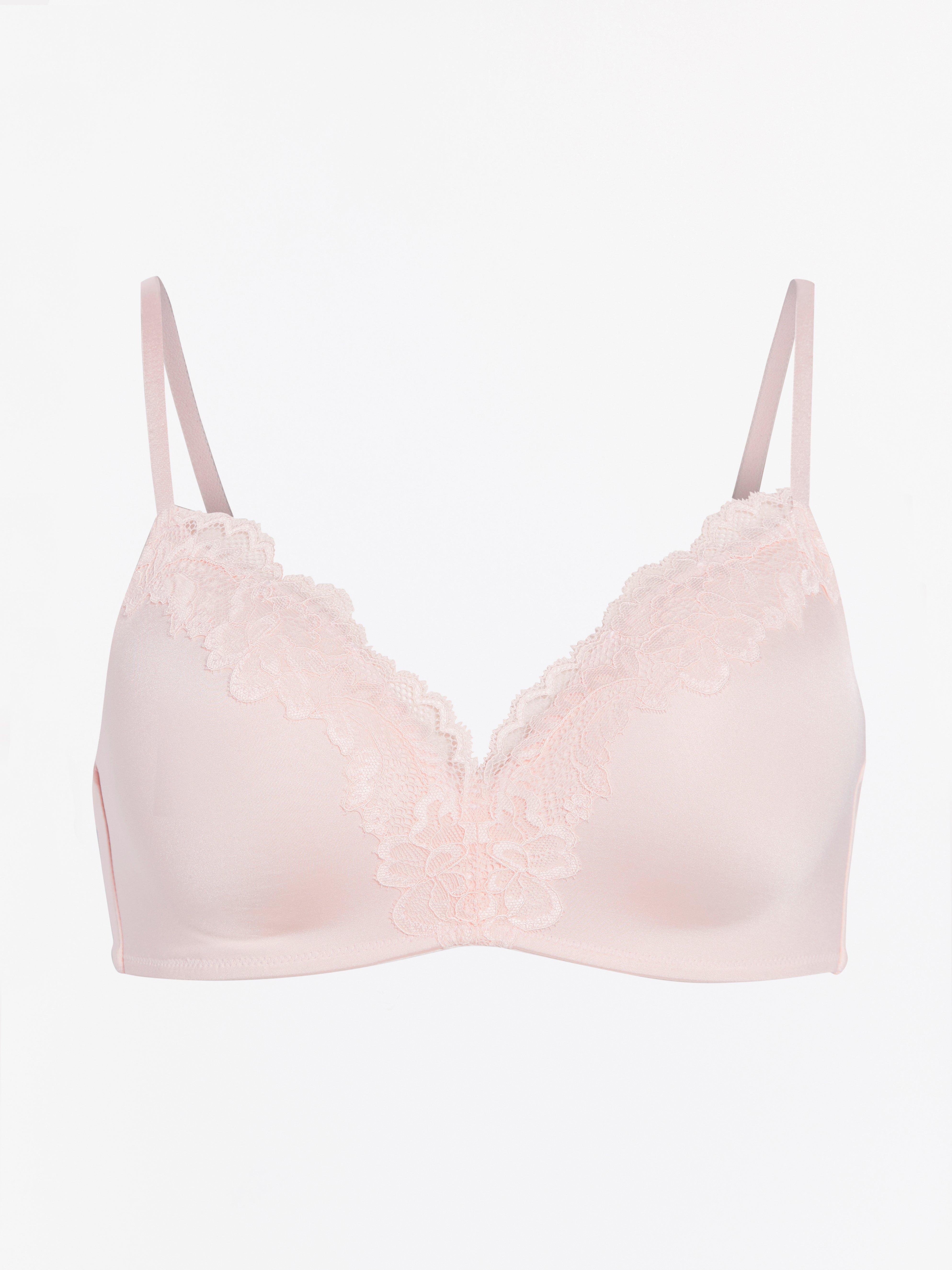 Flora Wirefree Bra - Lingerie - Pink