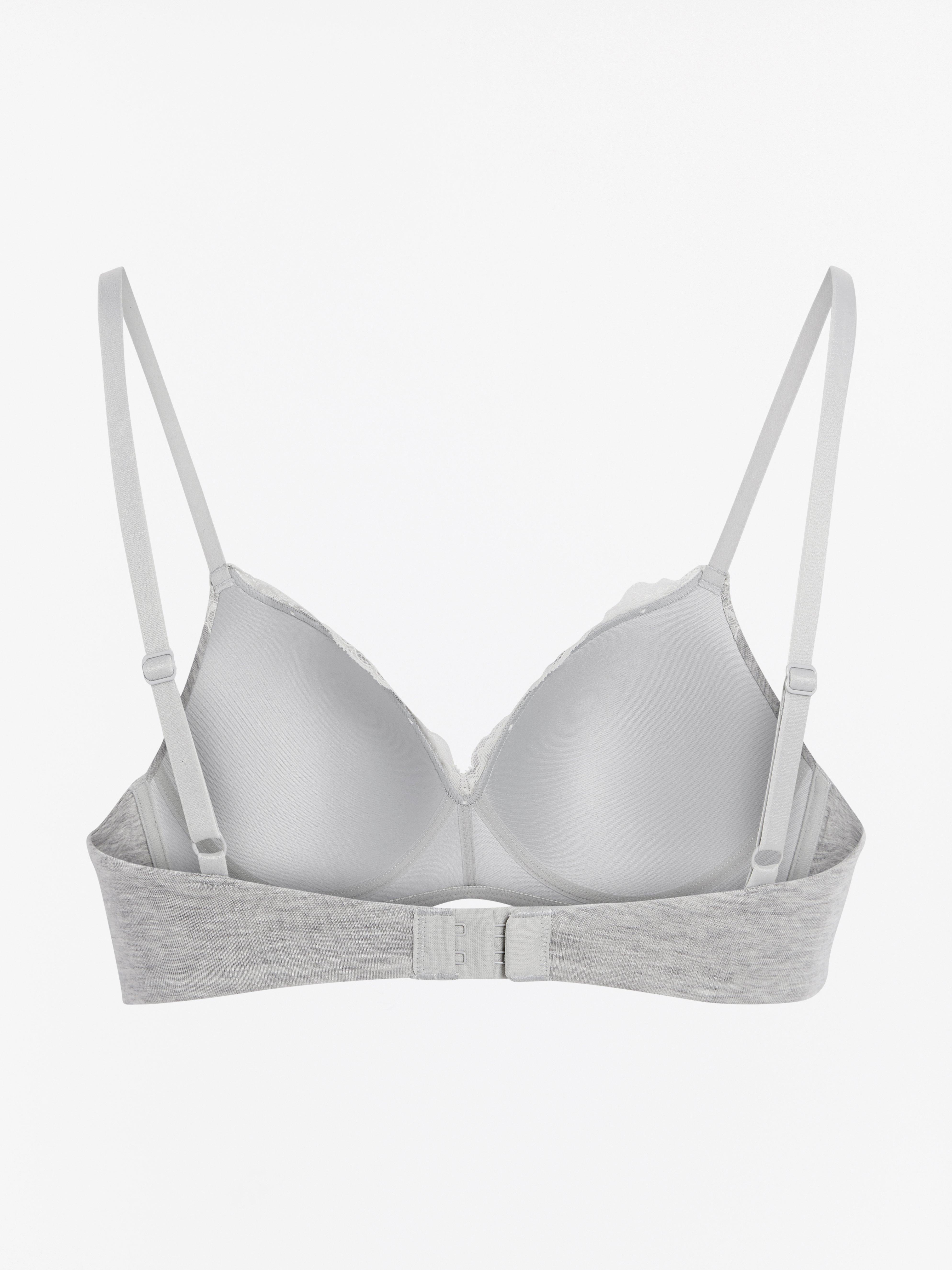 Flora Wirefree Bra - Lingerie - Grey