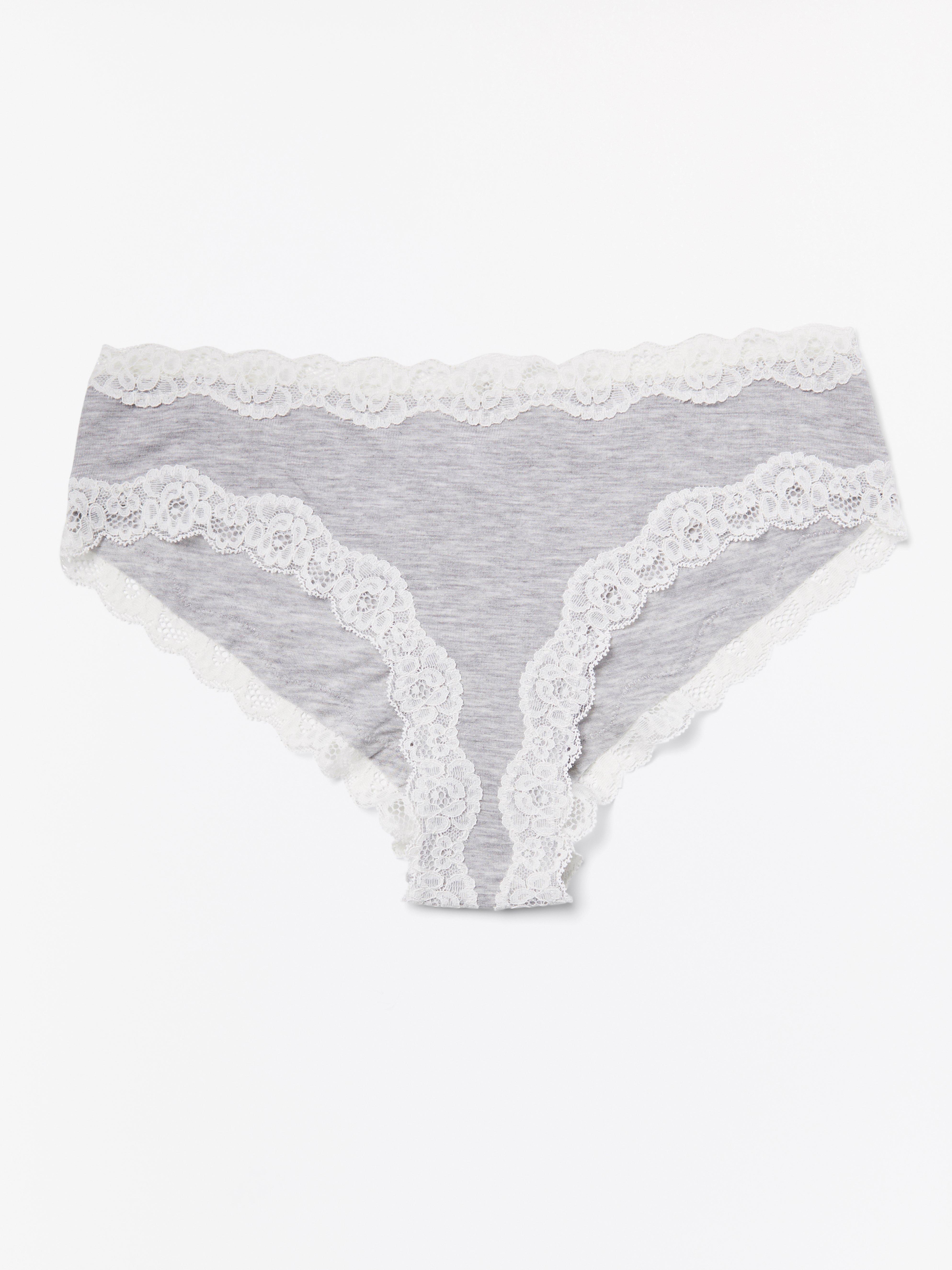 Brazilian Low - Lingerie - Grey