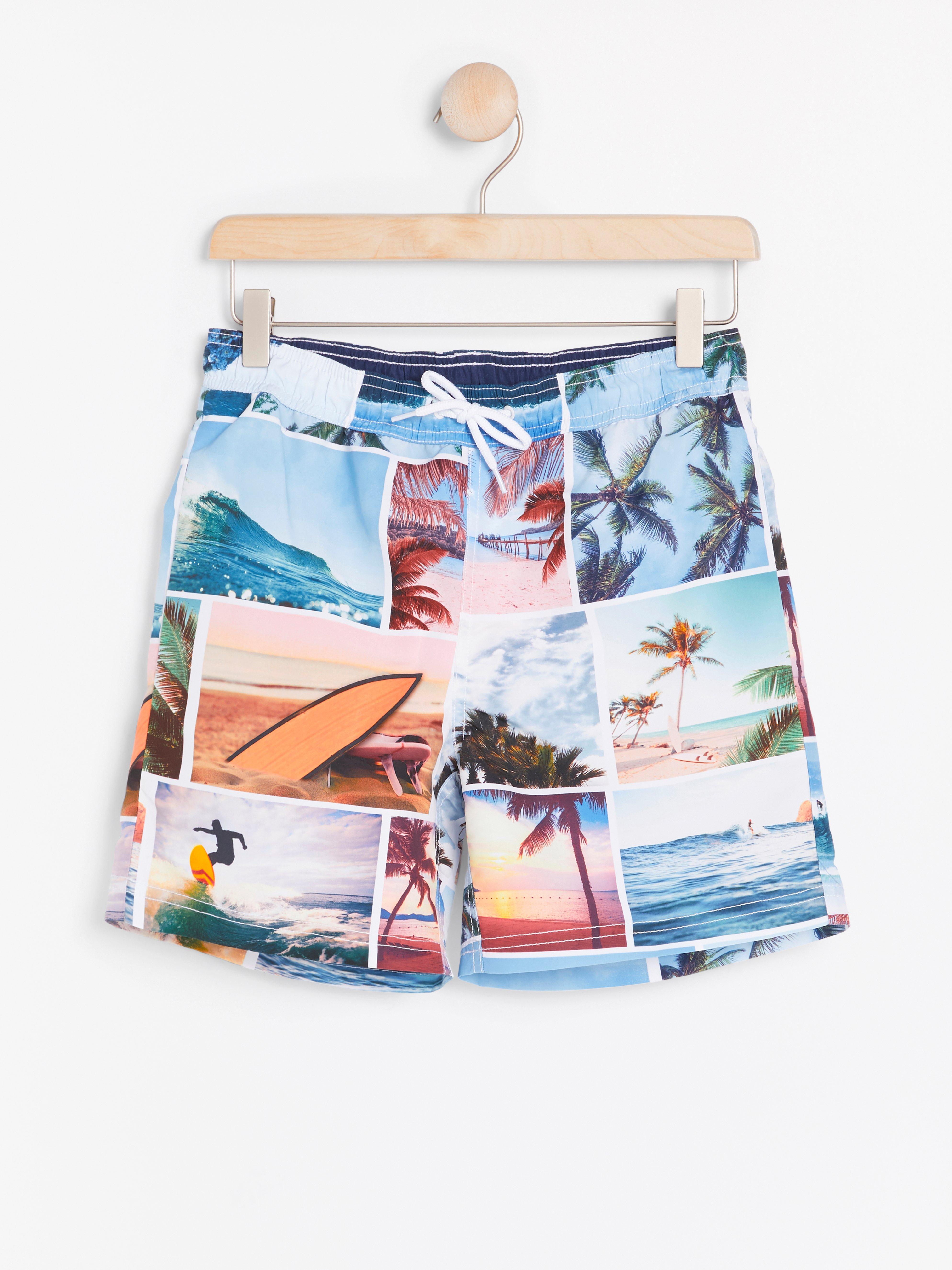 Uimashortsit - Lapset - Valkoinen