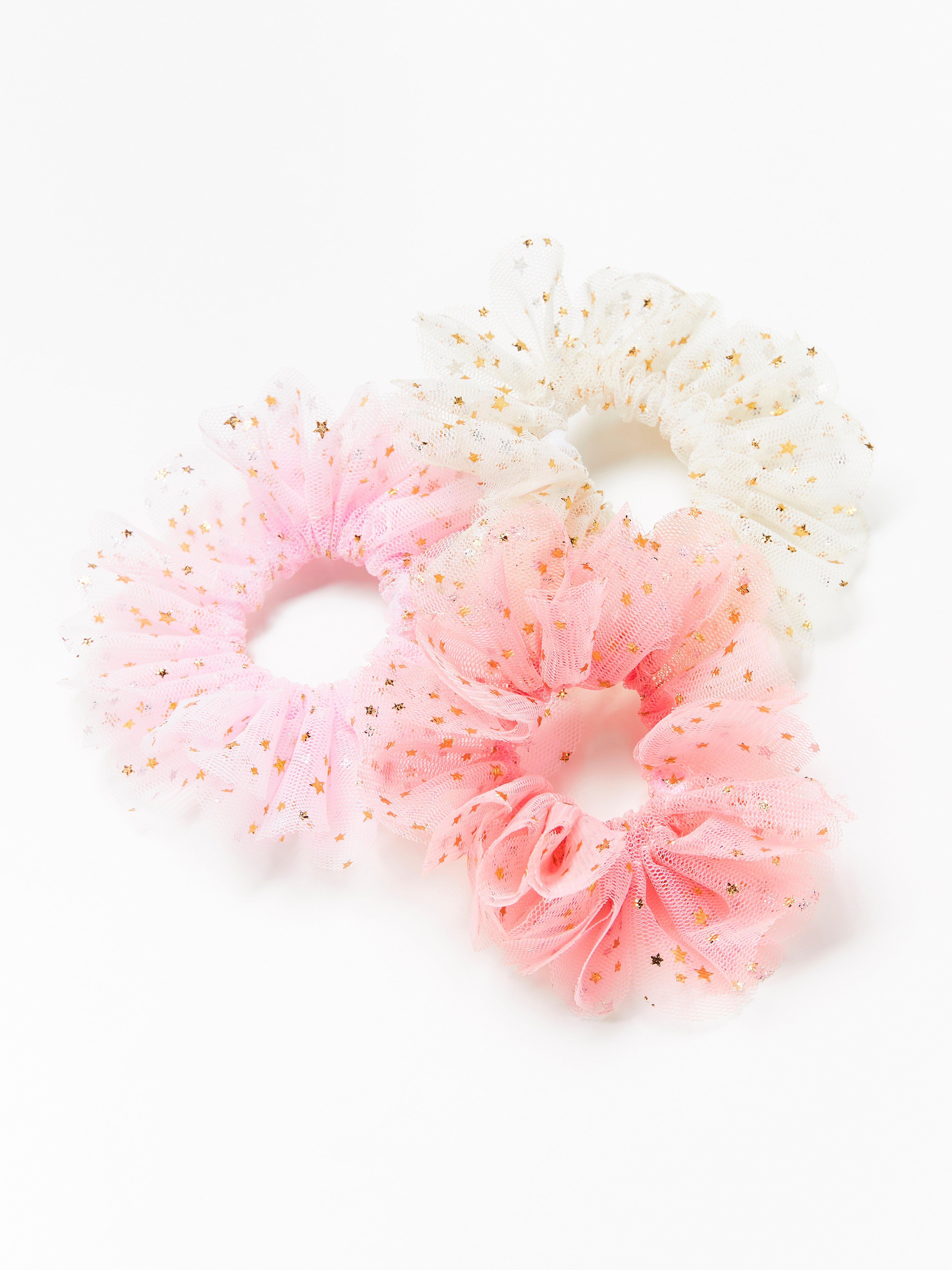 Hair Elastics - Kids Wear - White