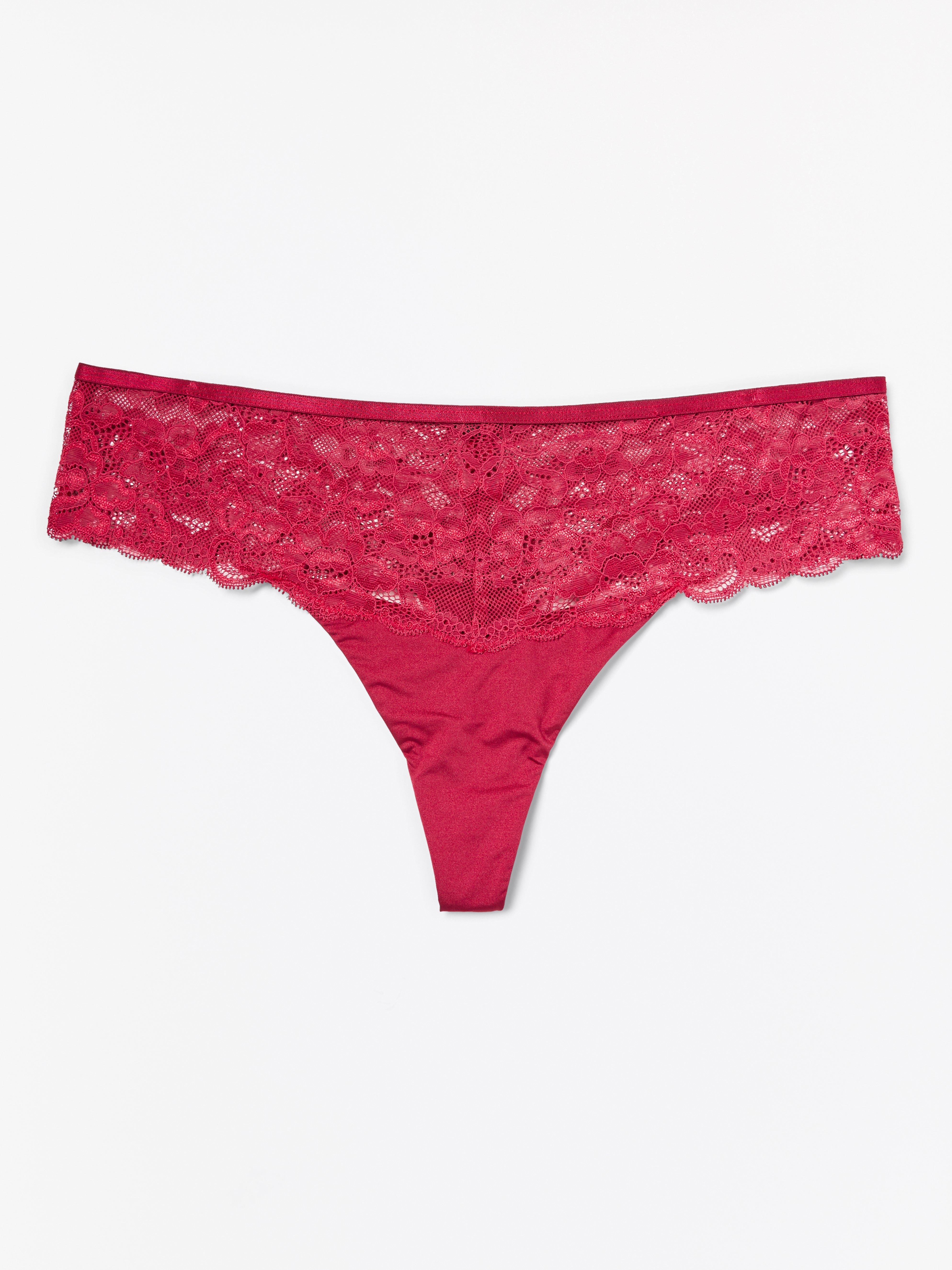 Thong Low - Lingerie - Red