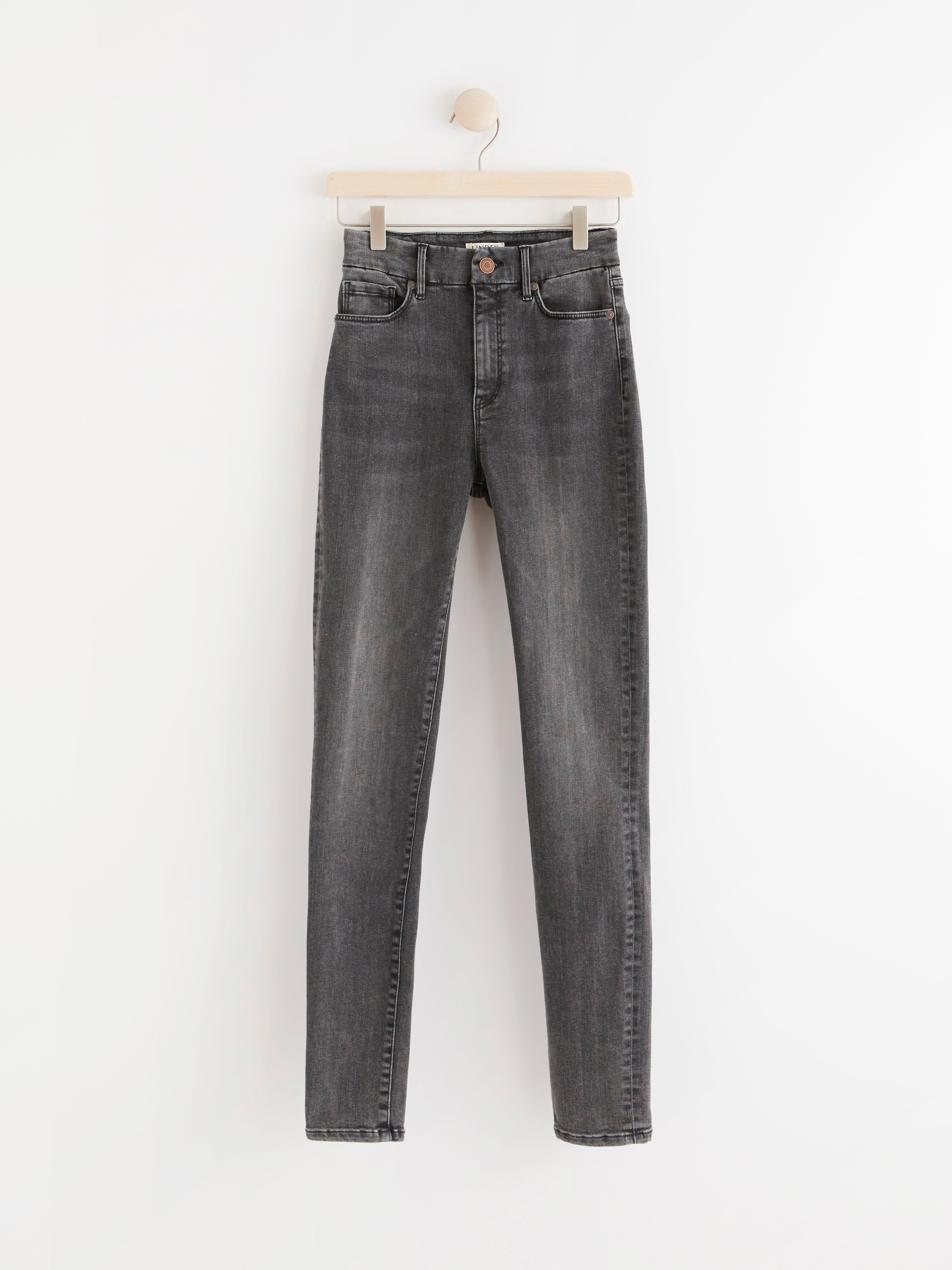 black stretch jeans high waist