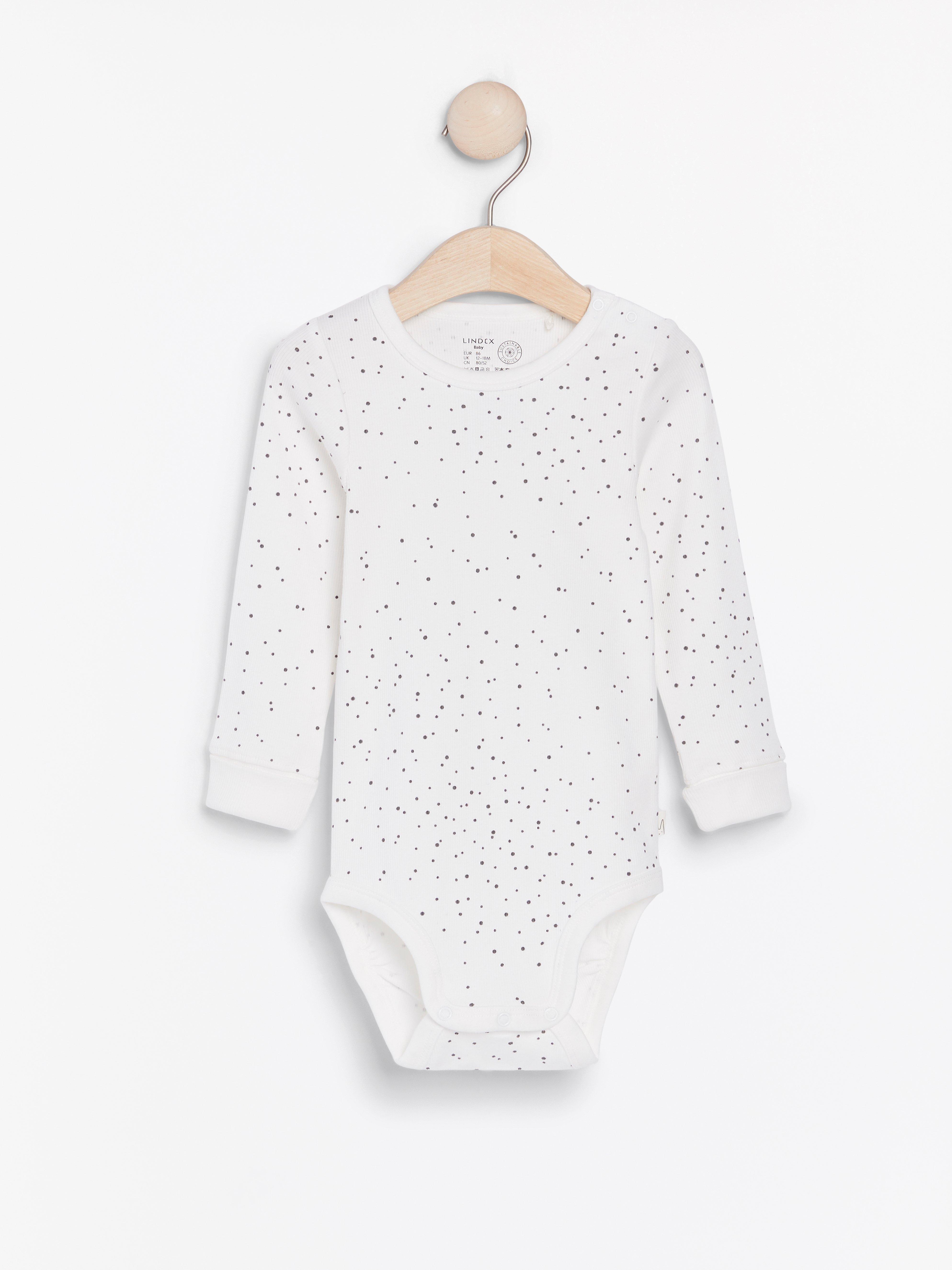 ribbed long sleeve bodysuit baby