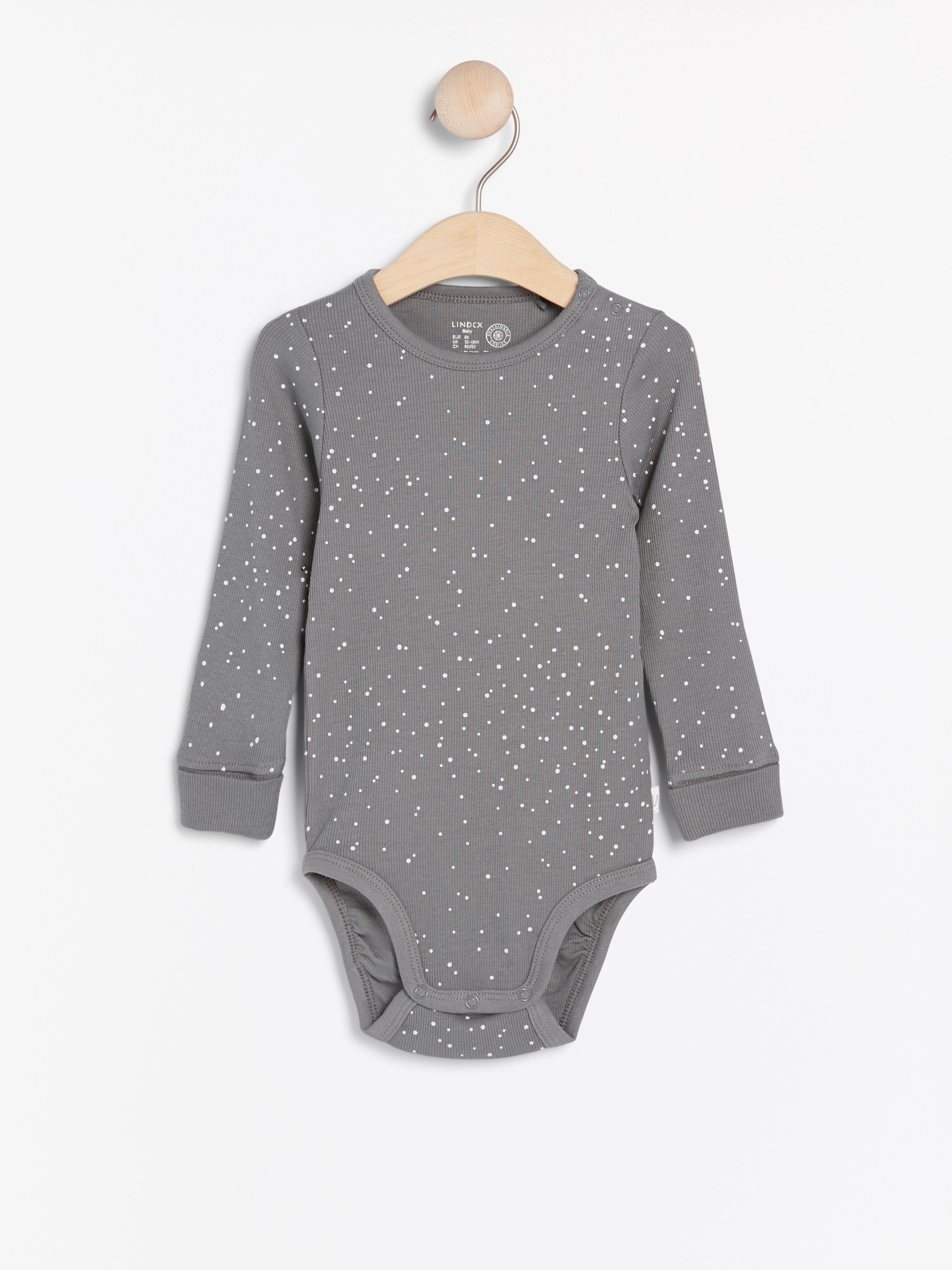 ribbed long sleeve bodysuit baby