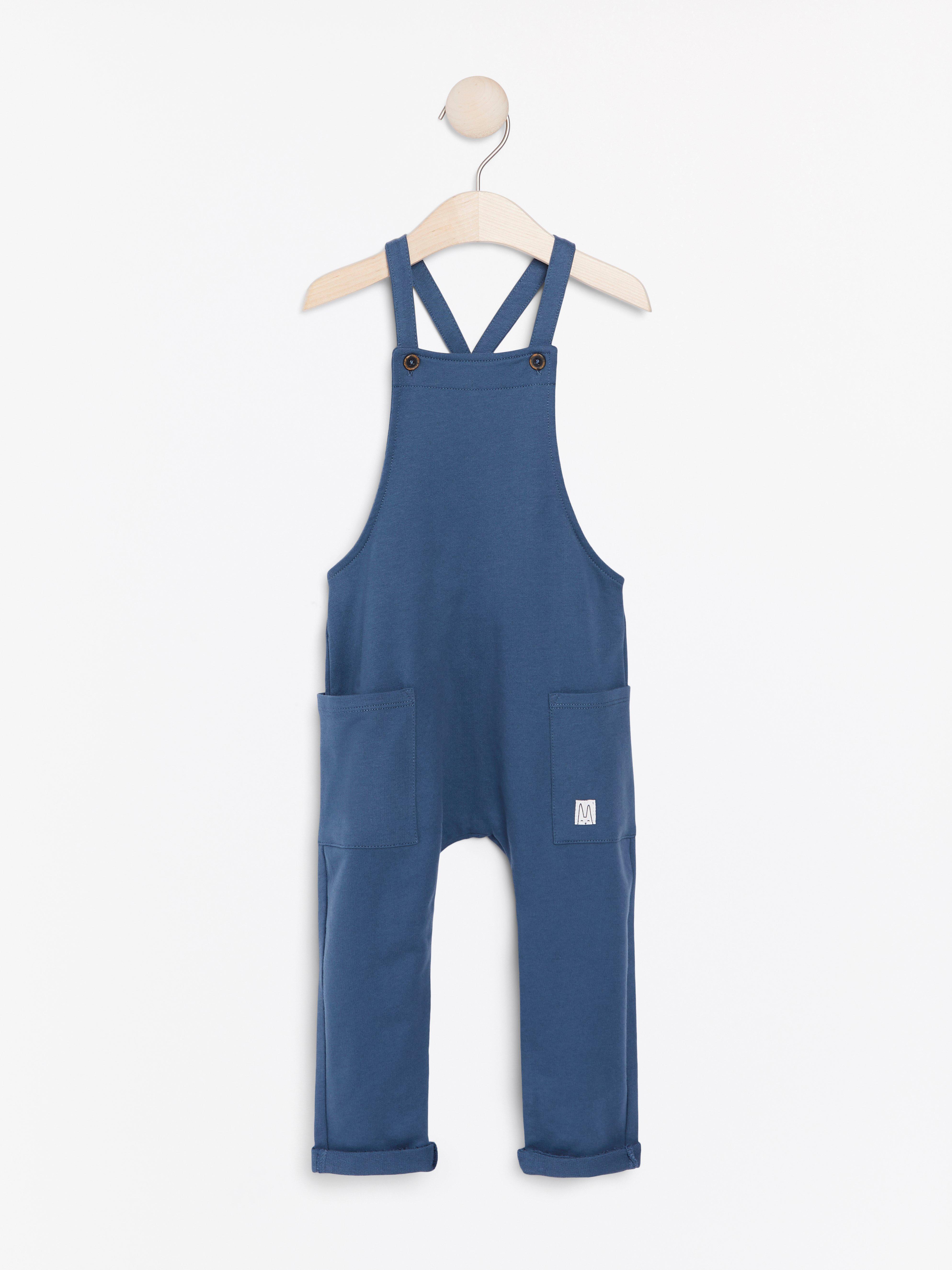 Bib Trousers - Kids Wear - Blue