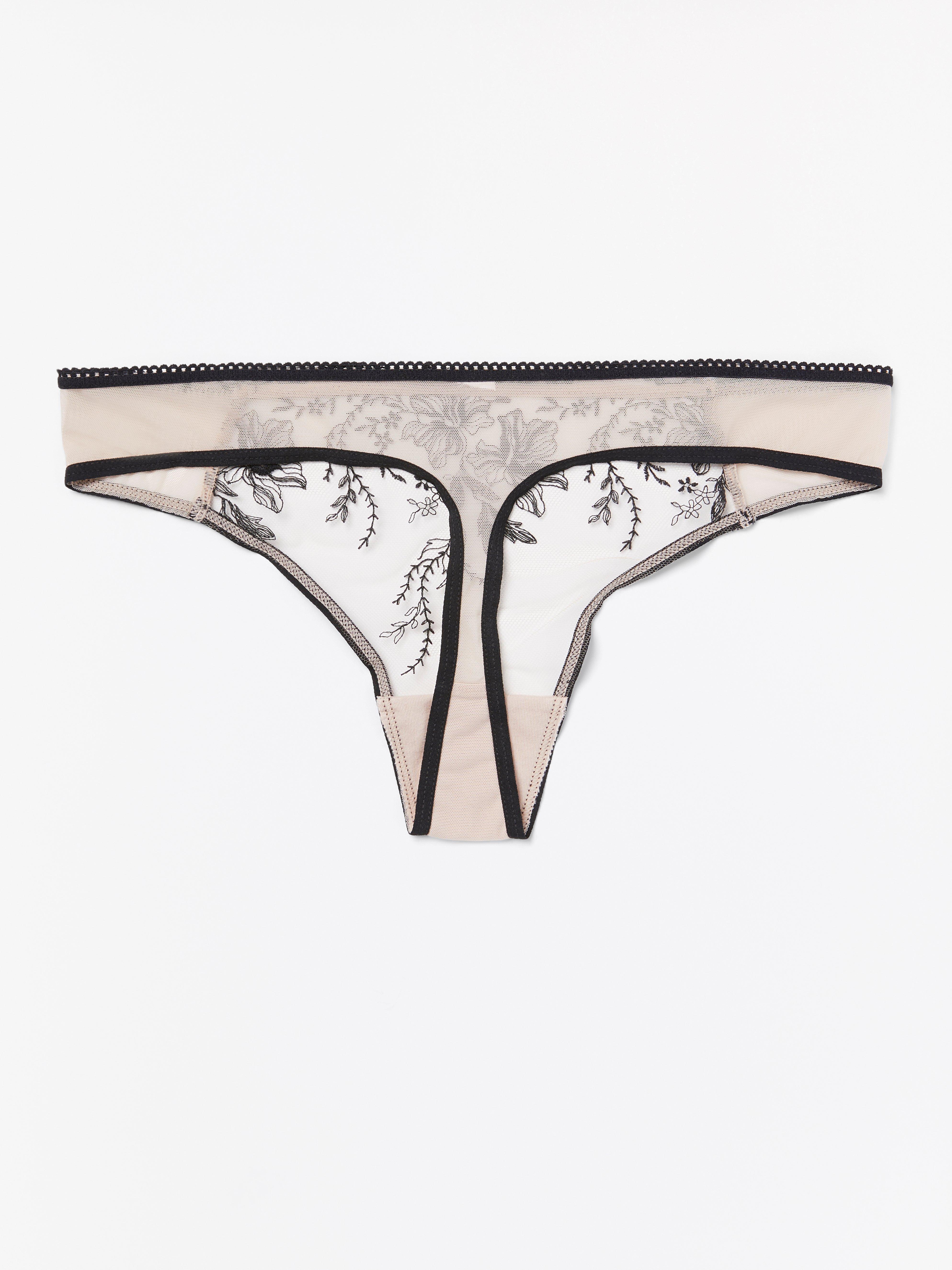 Thong Low - Lingerie - Black