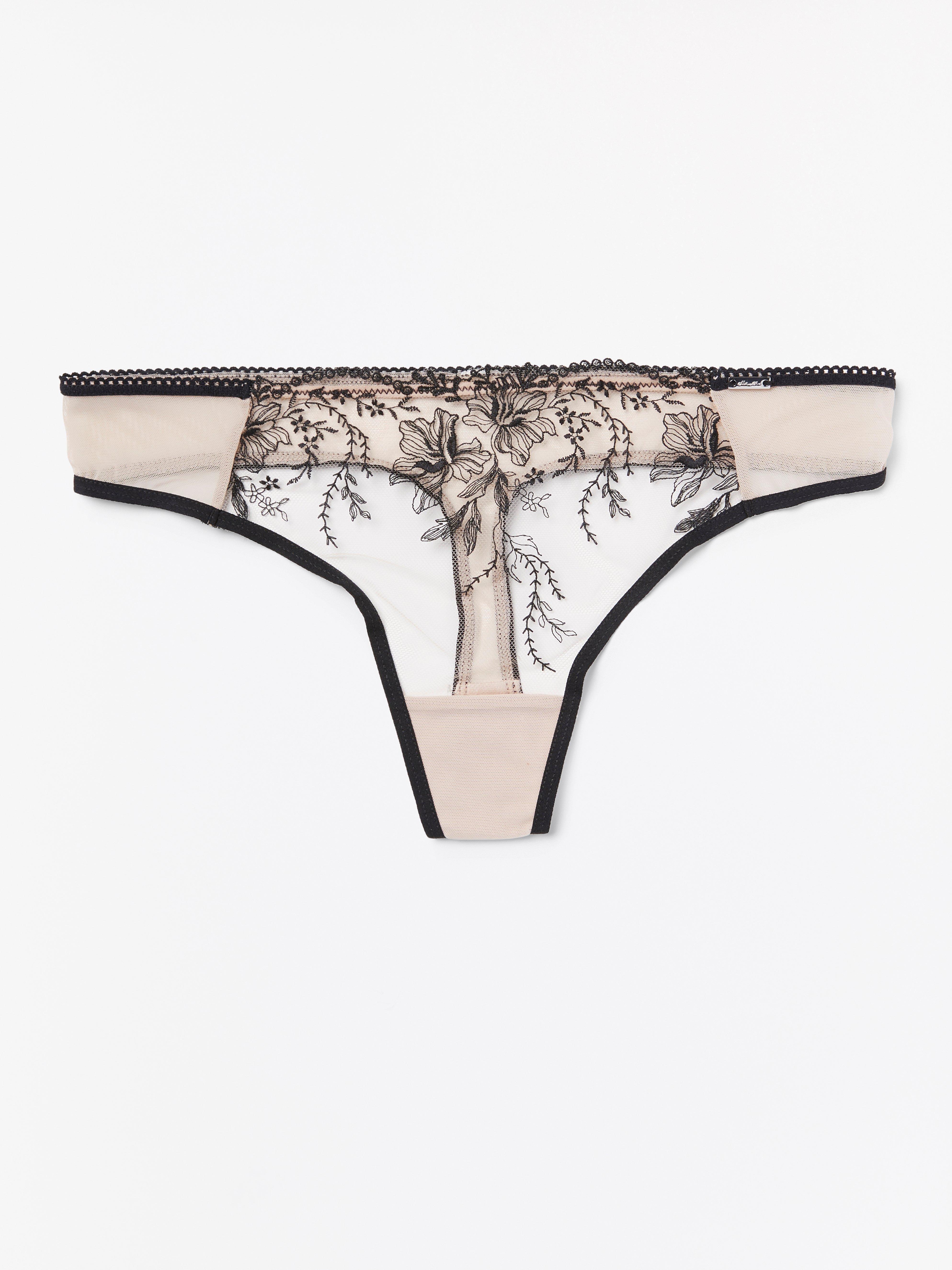 Thong Low - Lingerie - Black