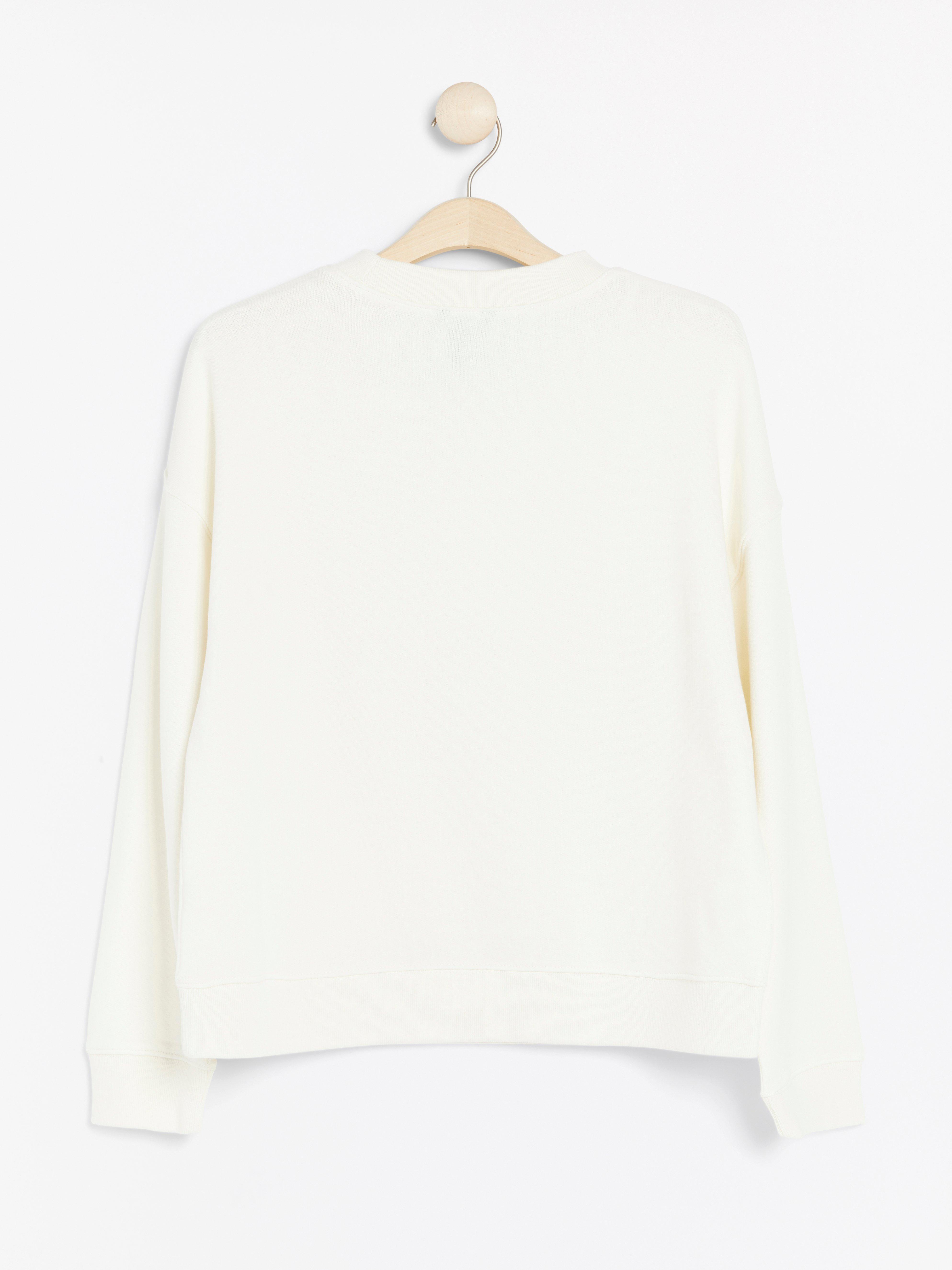 Sweatshirt - Womens Wear - White