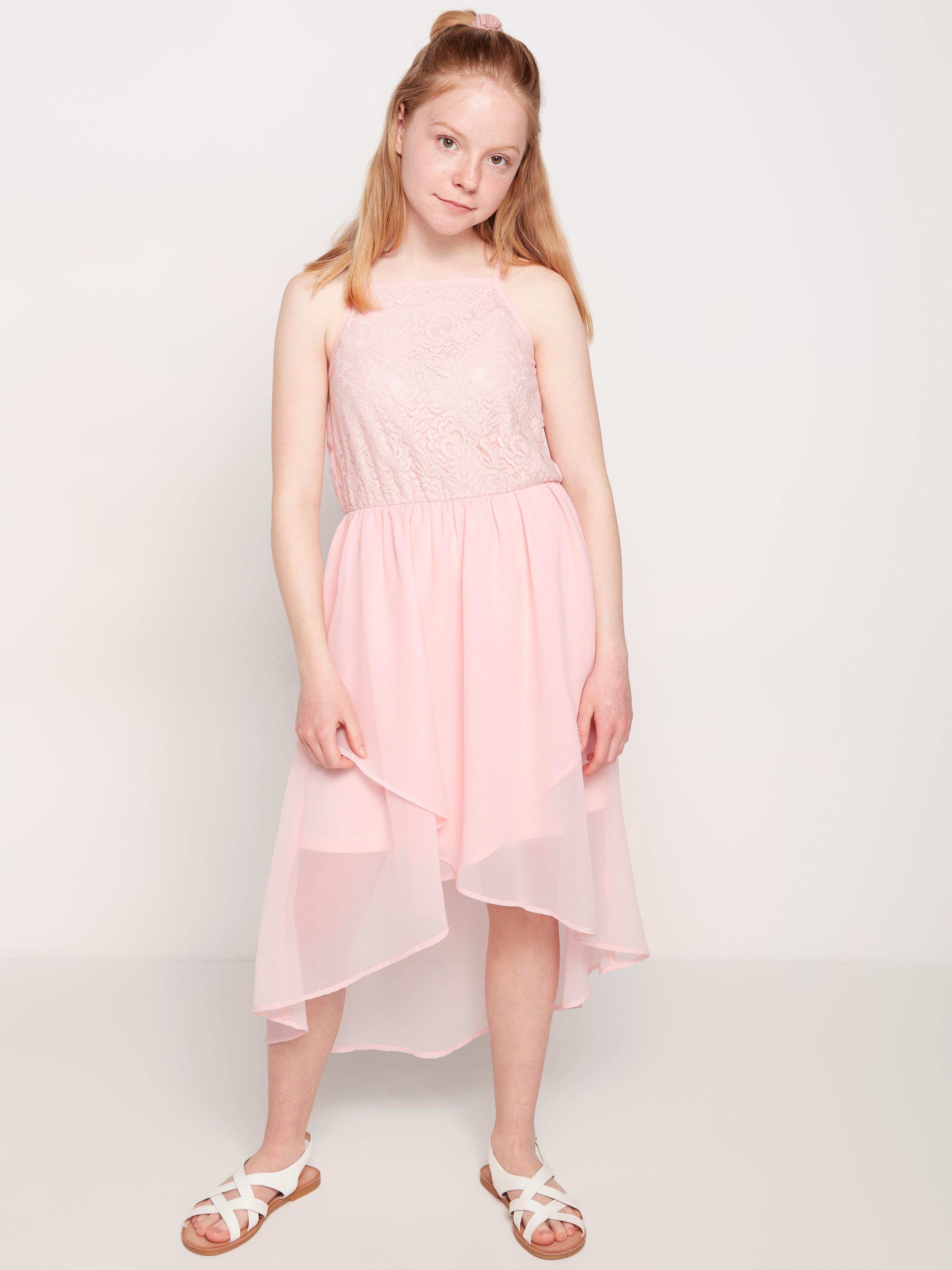 light chiffon dress