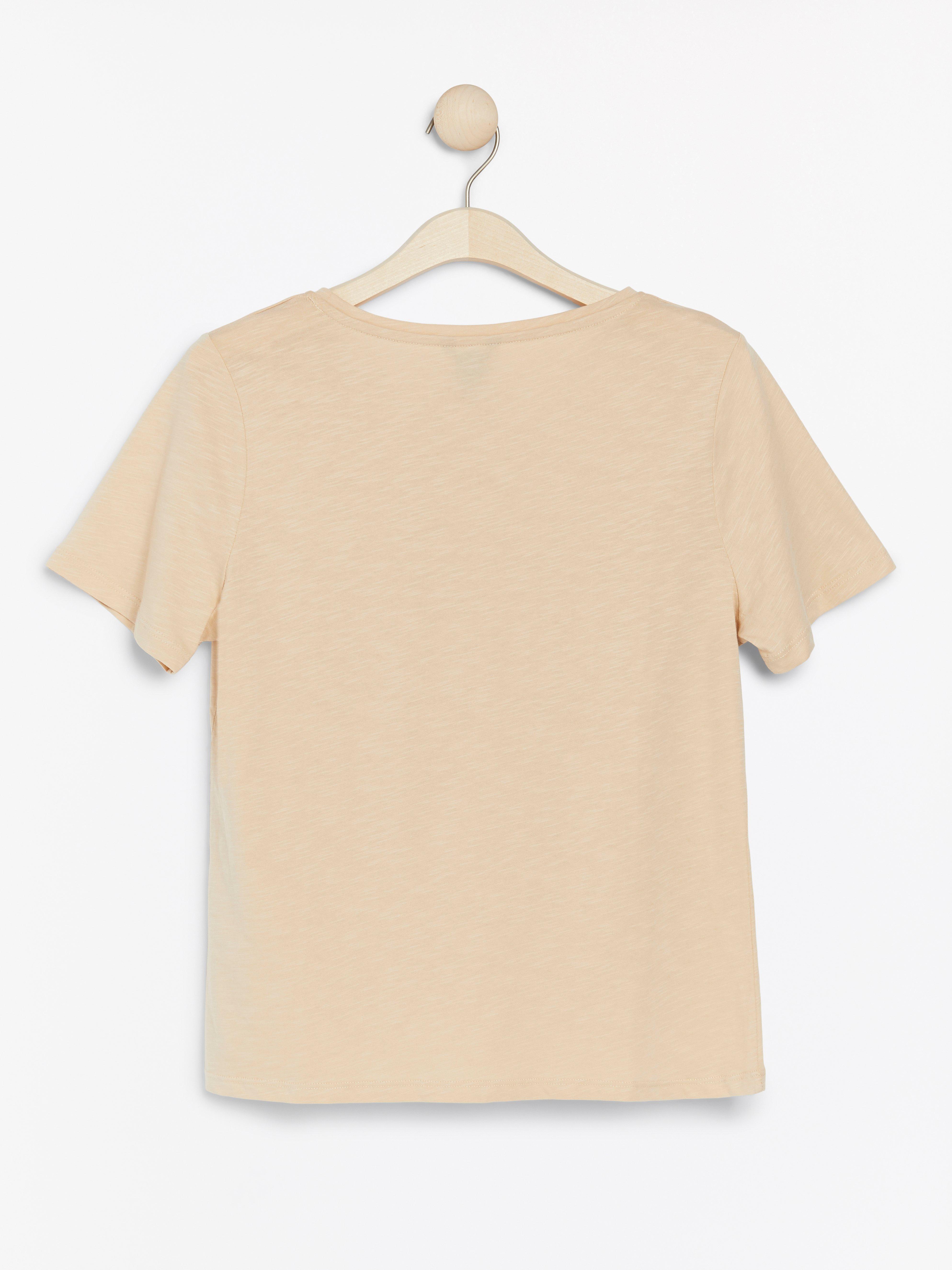 T-shirt - Womens Wear - Beige