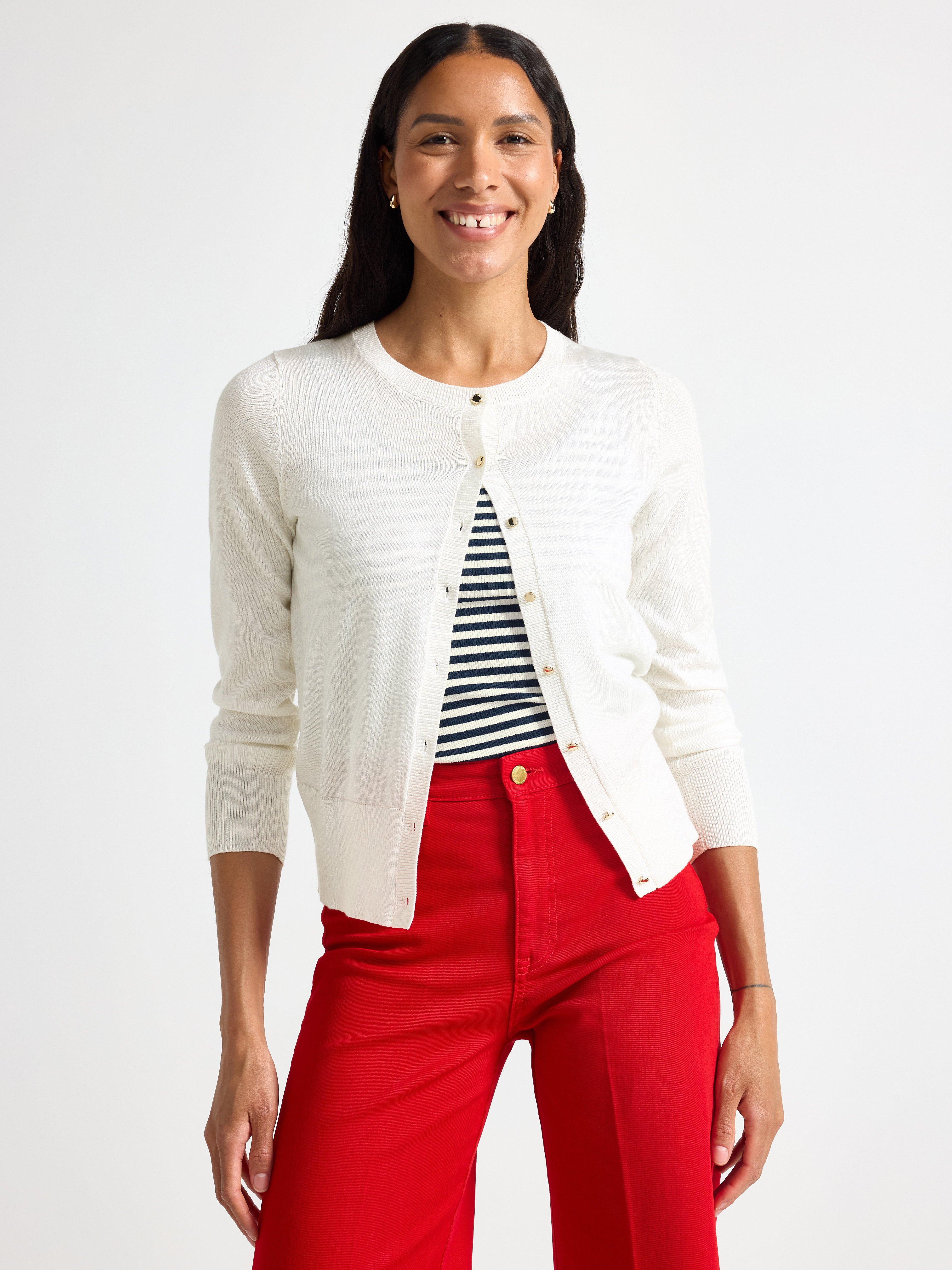 Cardigan - Dam - Vit