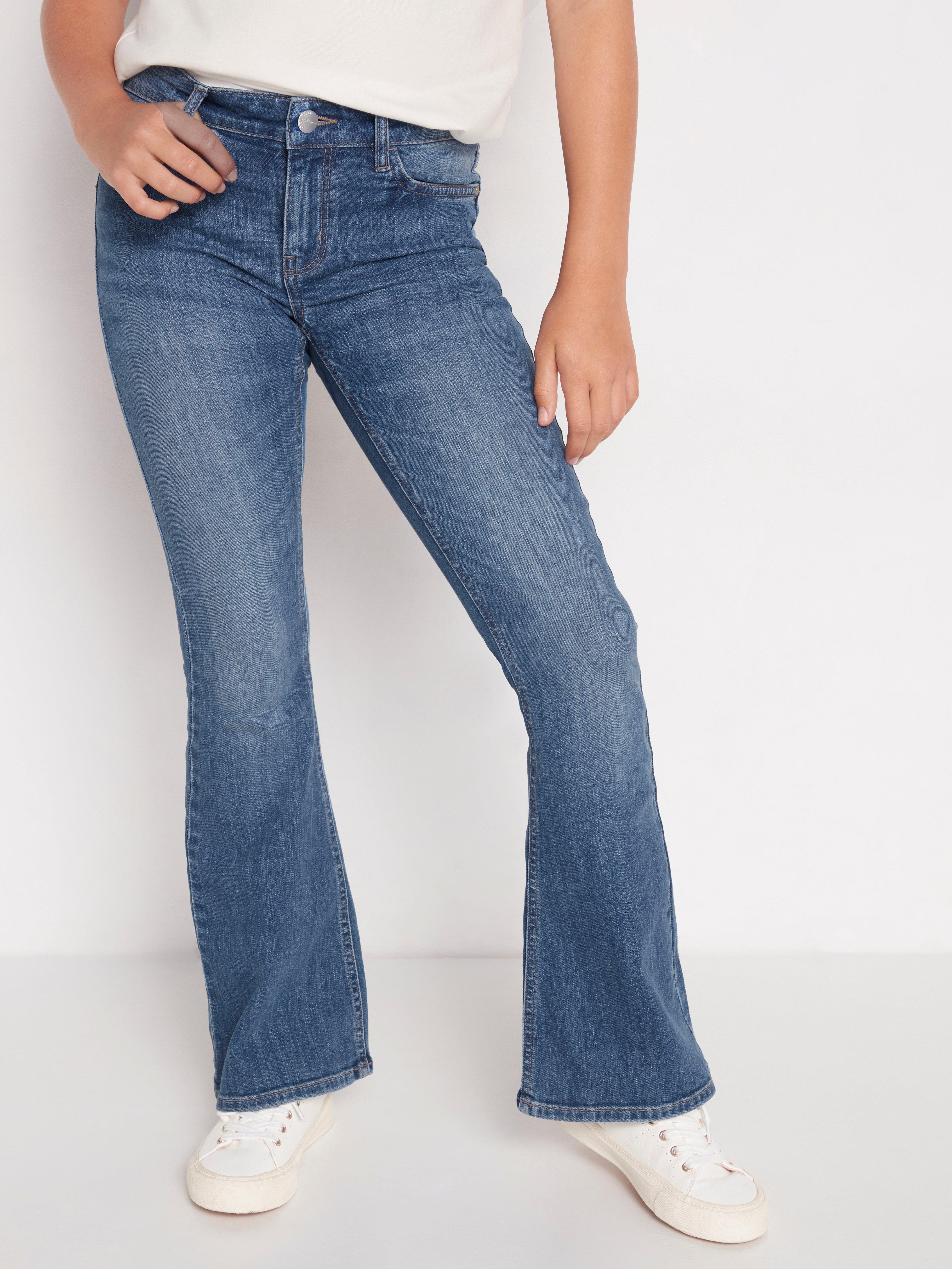 high water bootcut jeans
