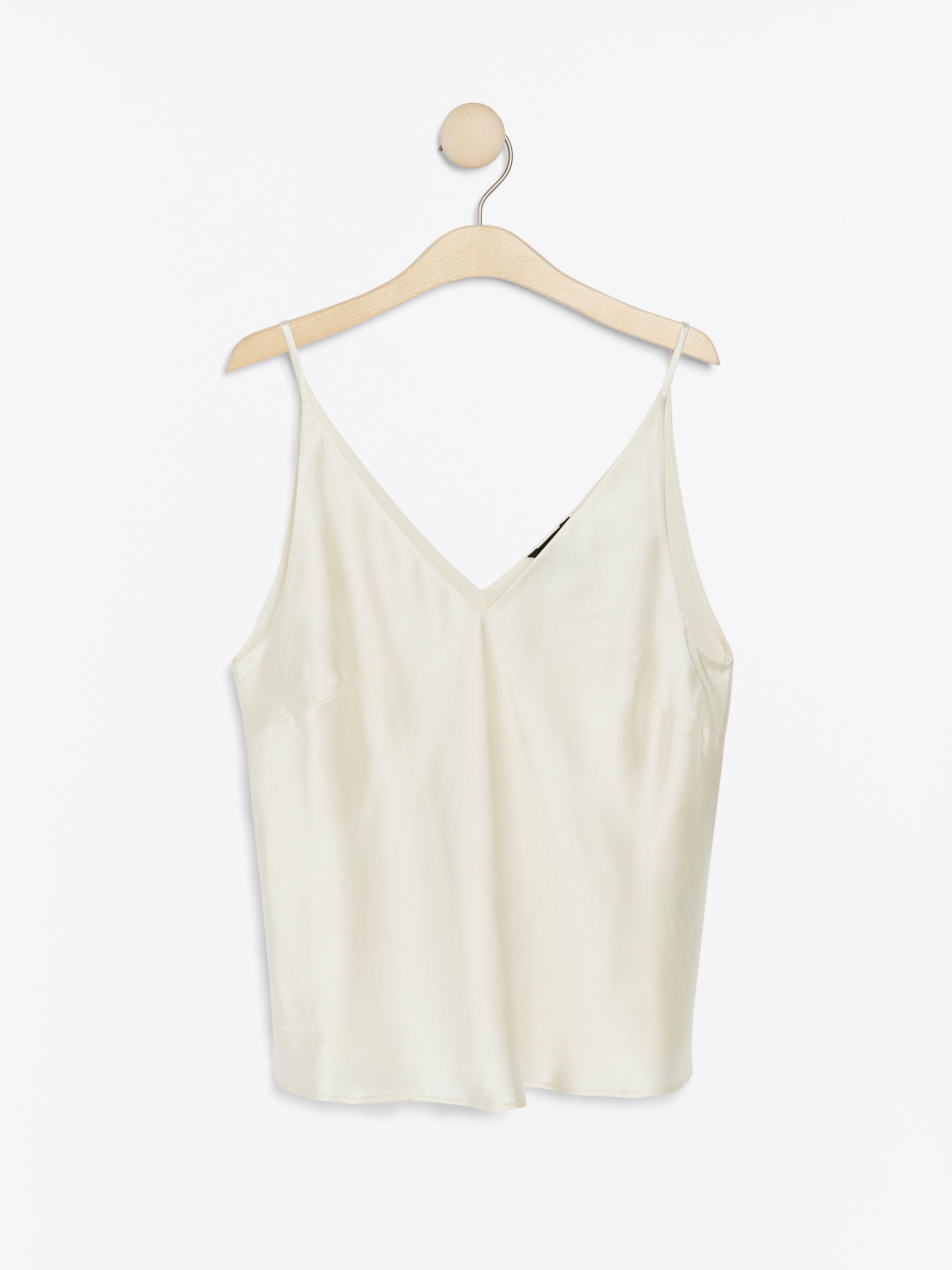 Bluse - Dame - Beige