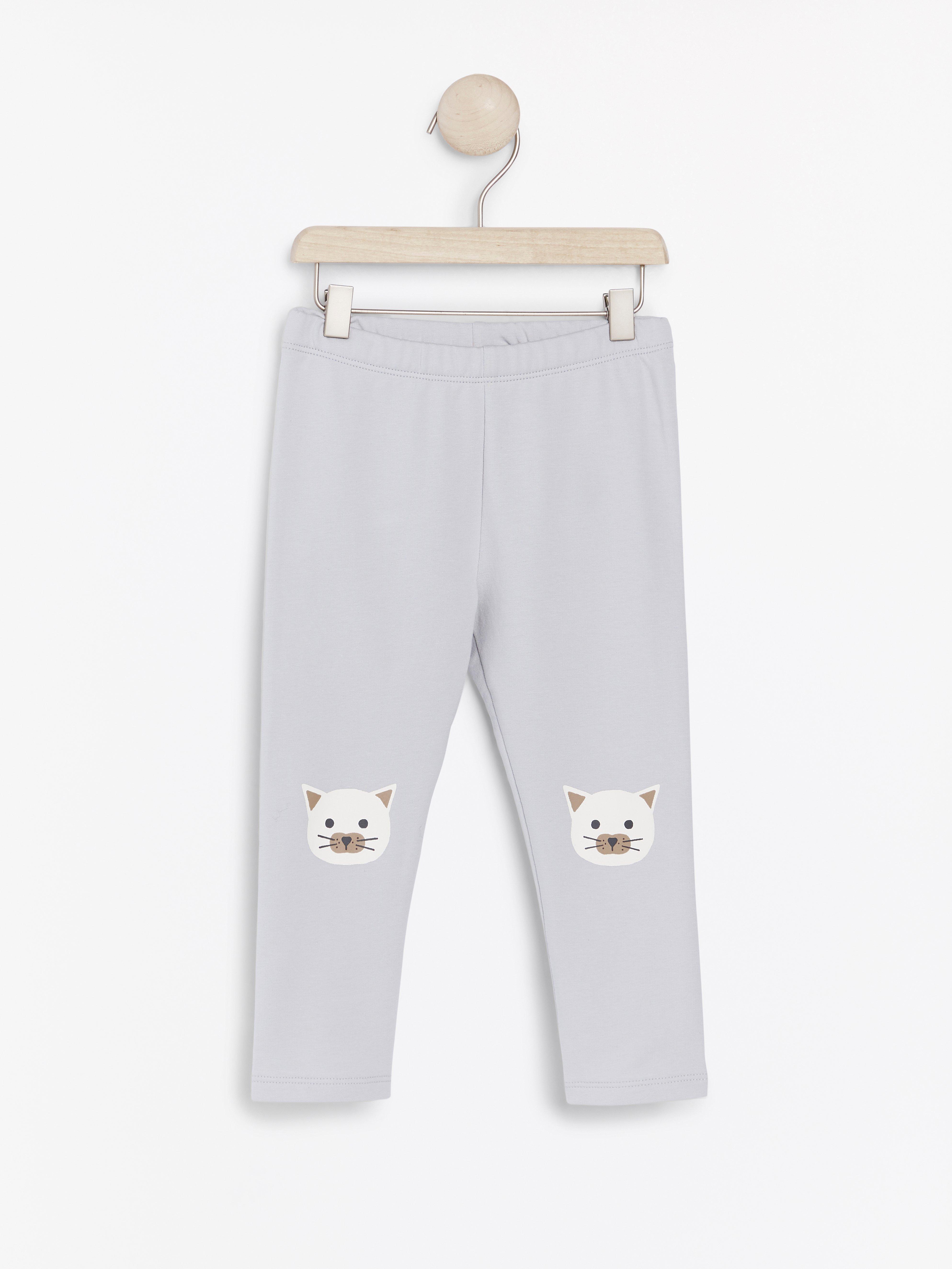 Leggings - Barn - Grå