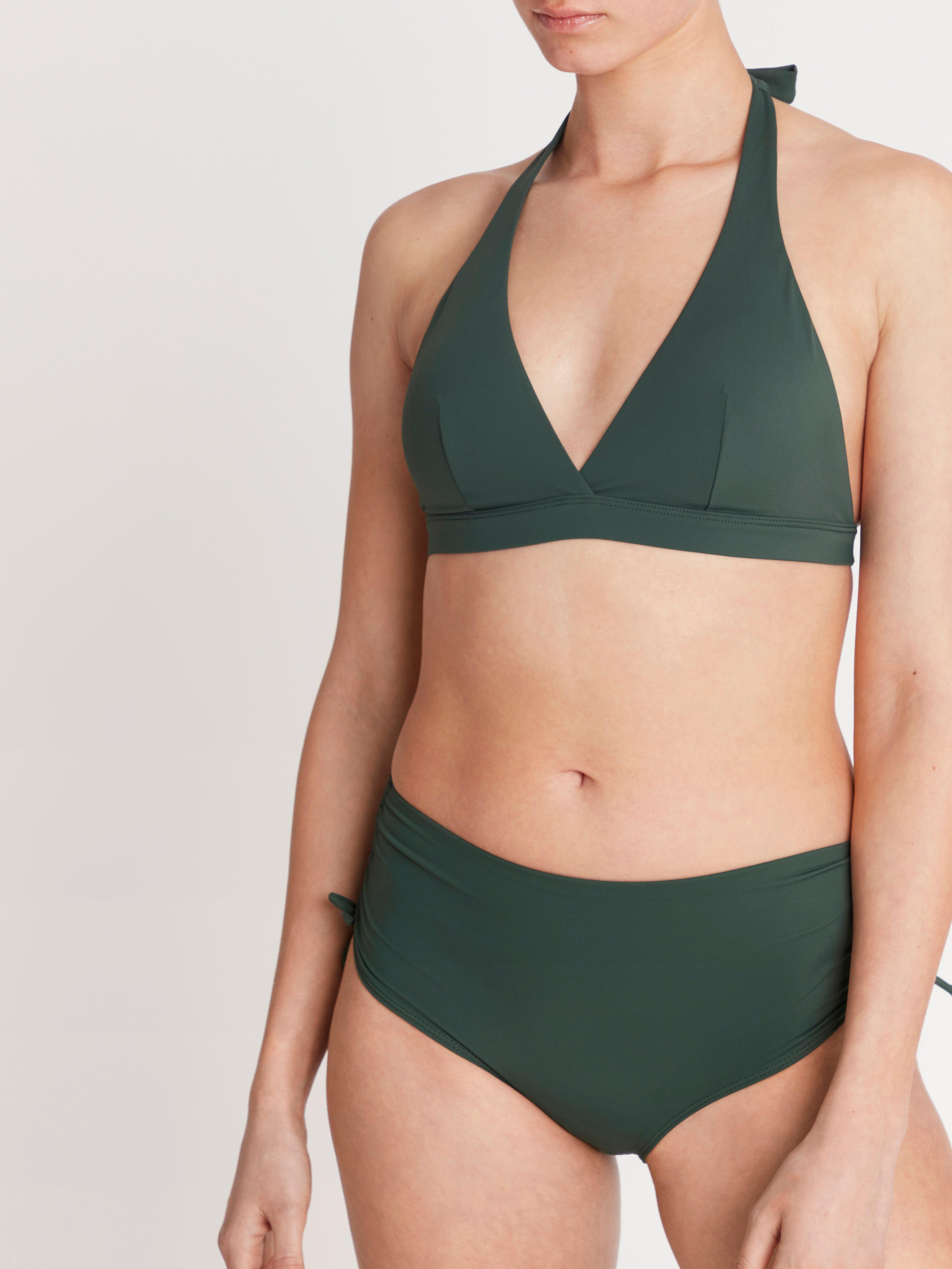 green triangle bikini