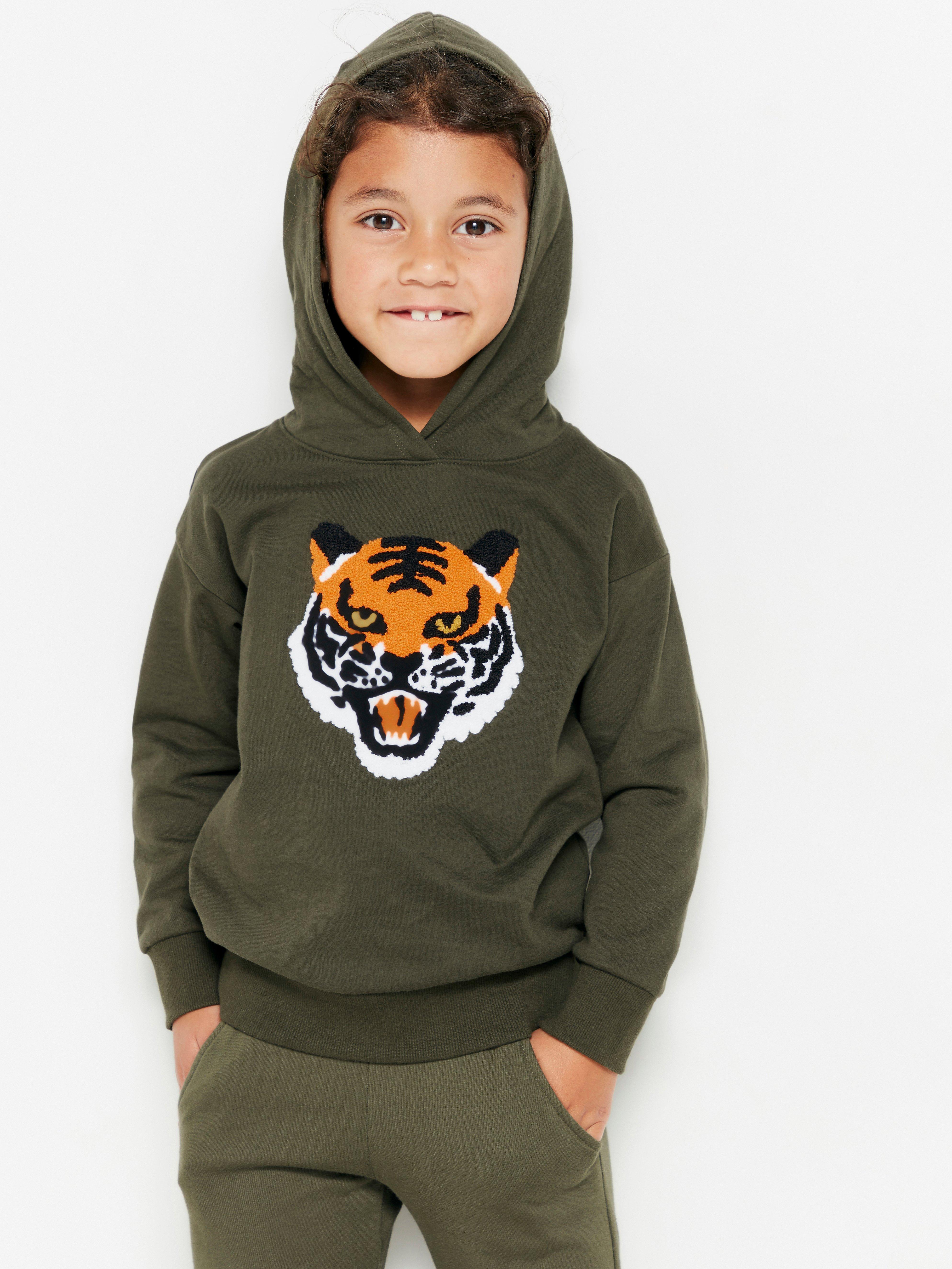 green tiger hoodie