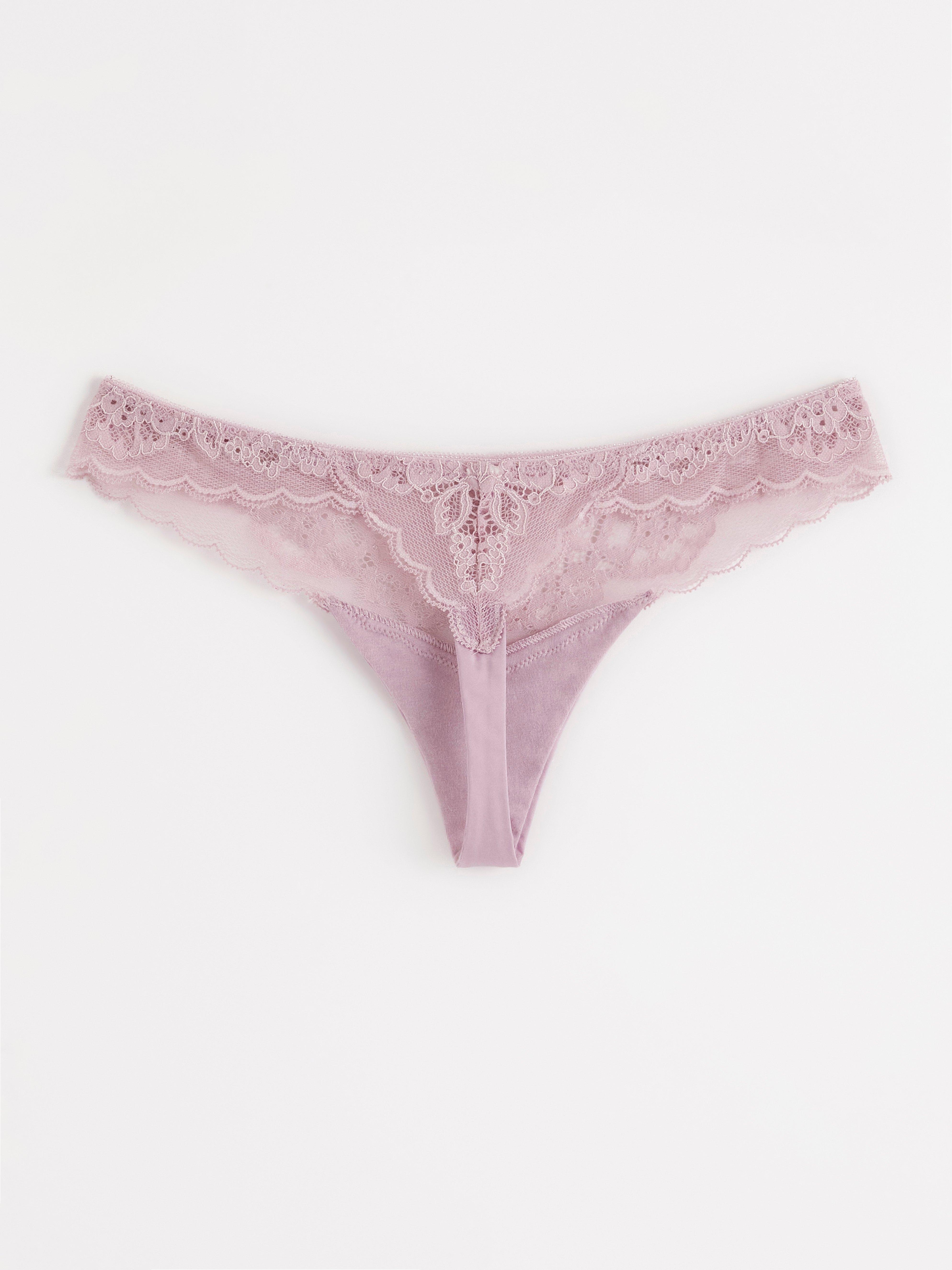Thong Low - Lingerie - Lilac