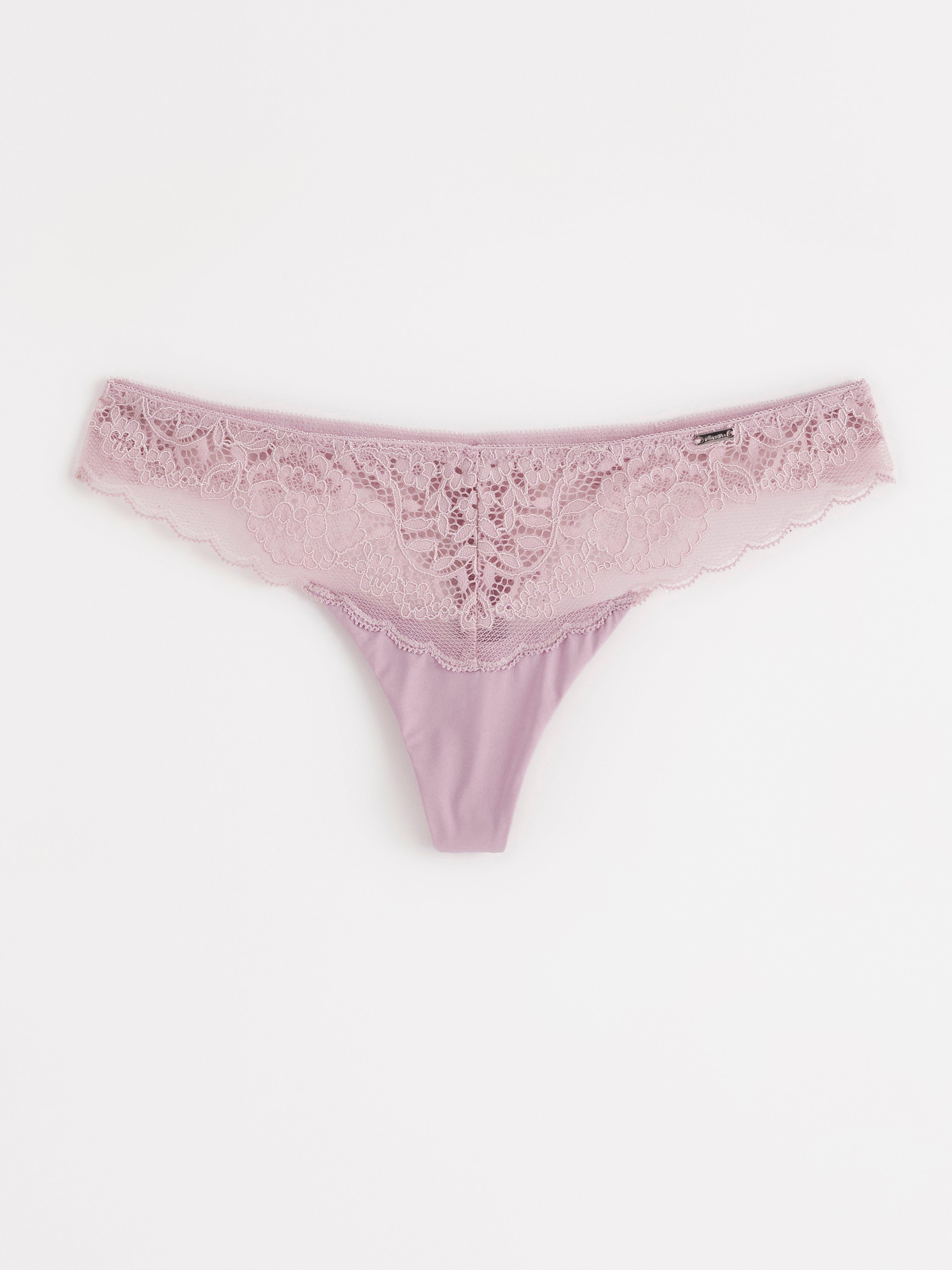 Thong Low - Lingerie - Lilac