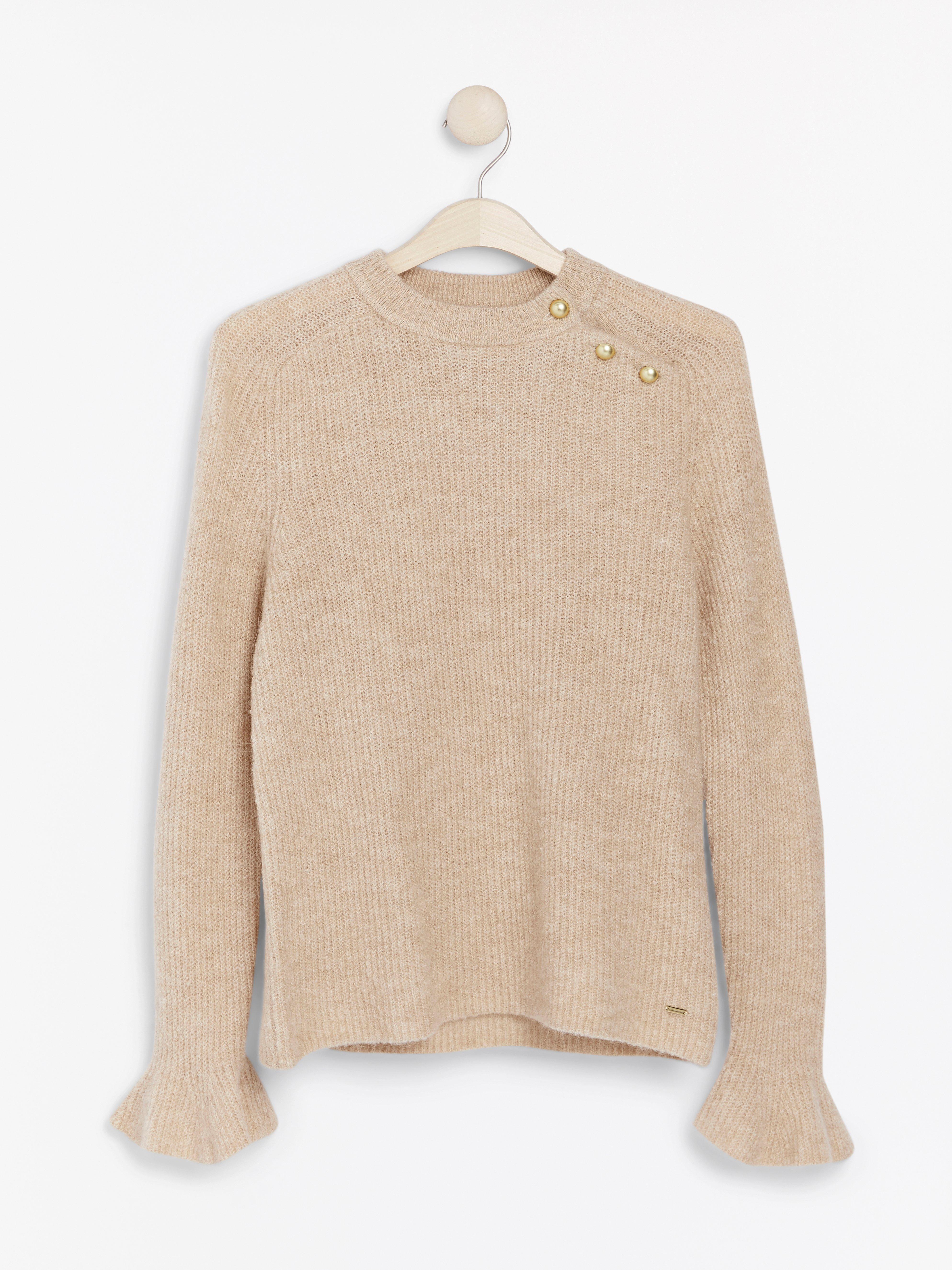 Tröja - Dam - Beige
