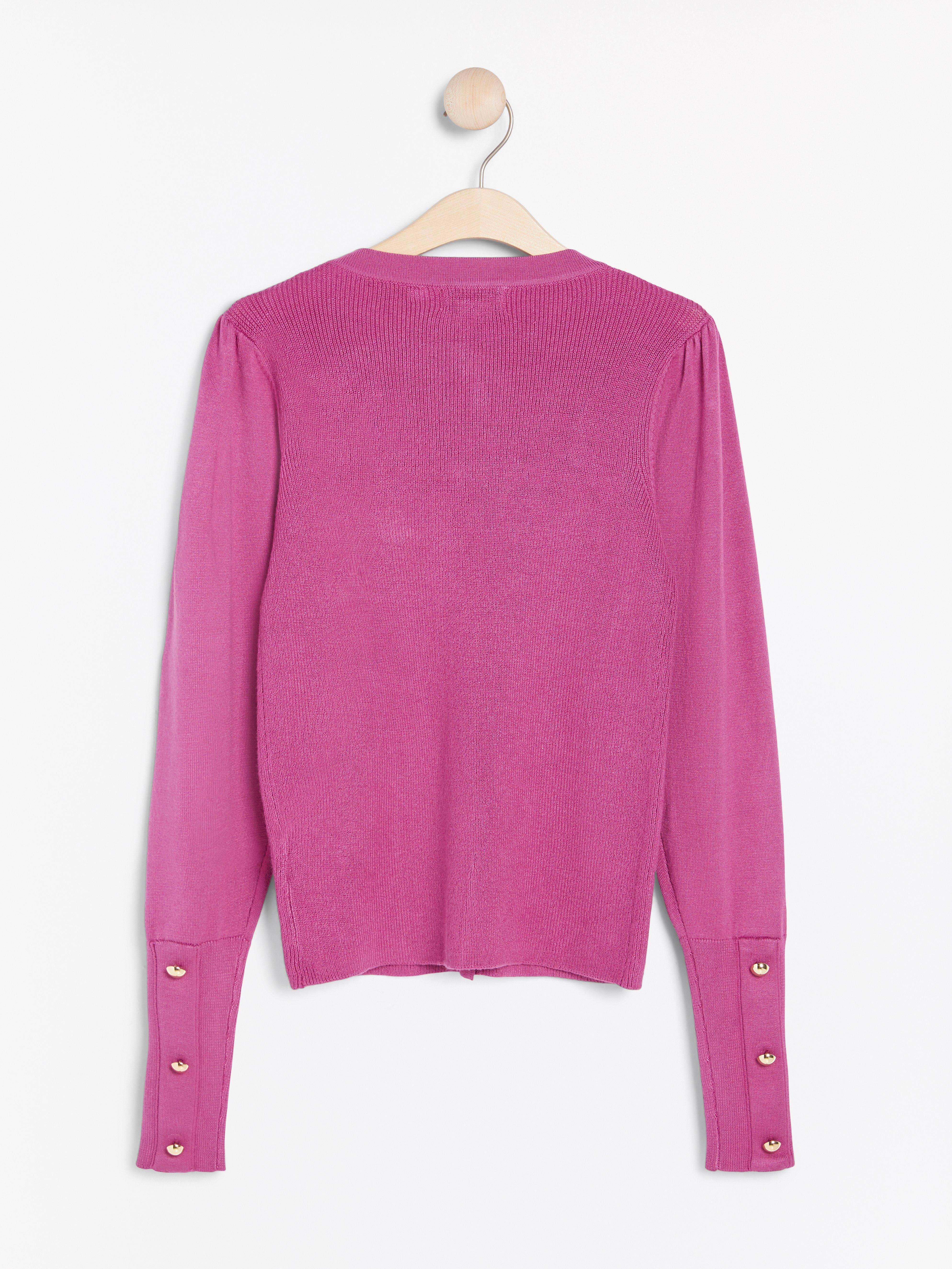 Cardigan - Dame - Lilla