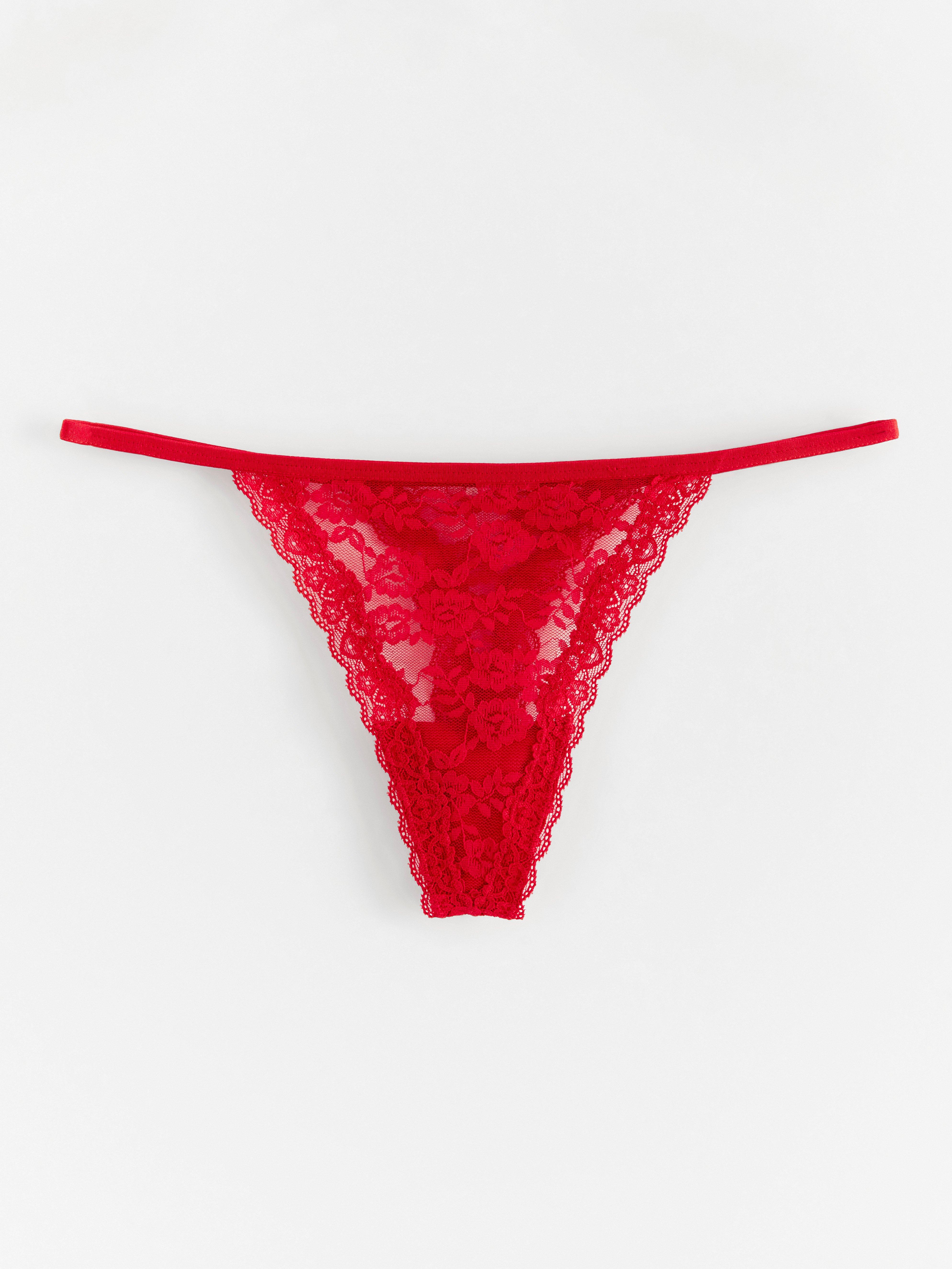 Thong Low - Lingerie - Red