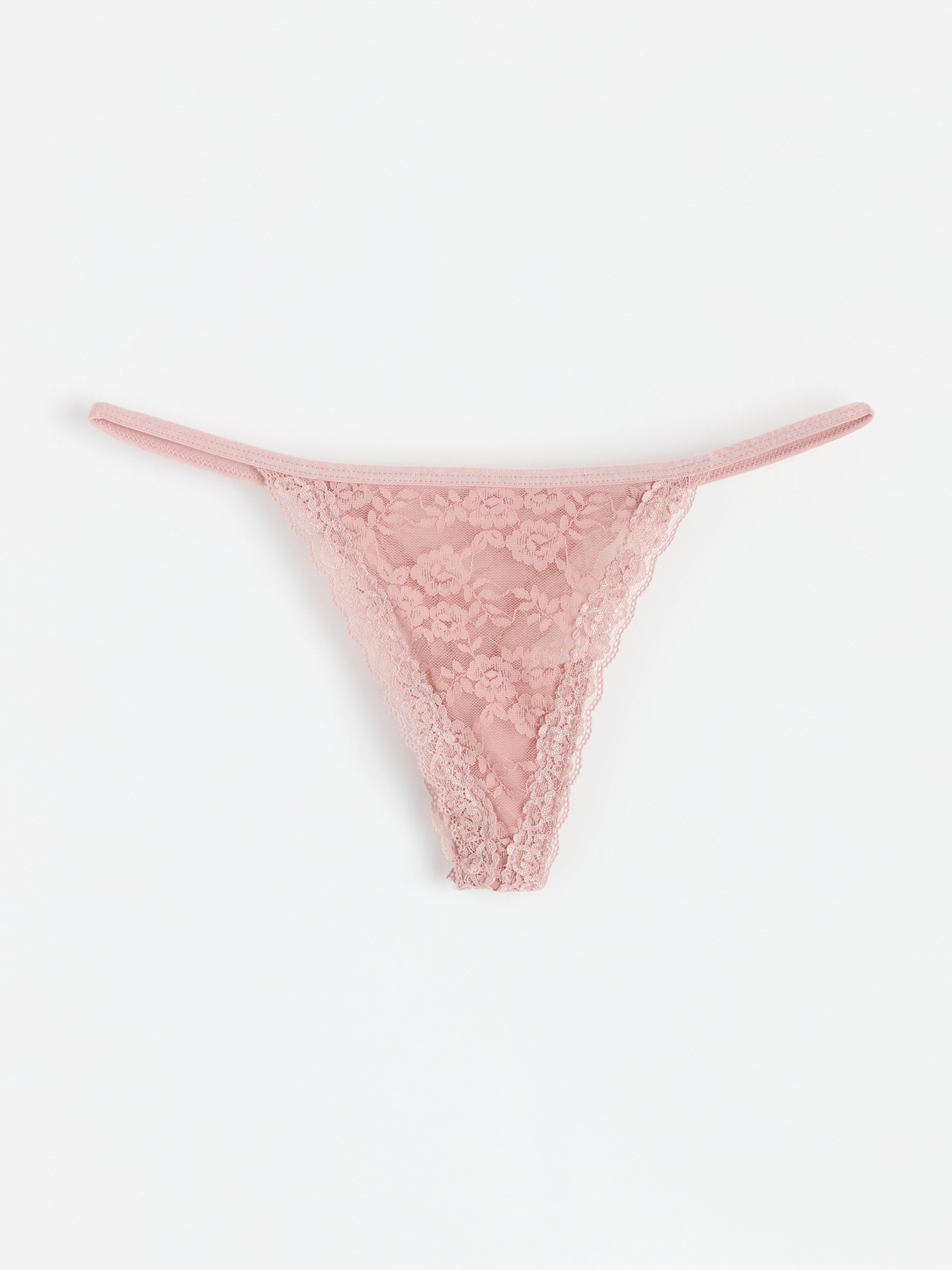 Thong Low - Lingerie - Pink